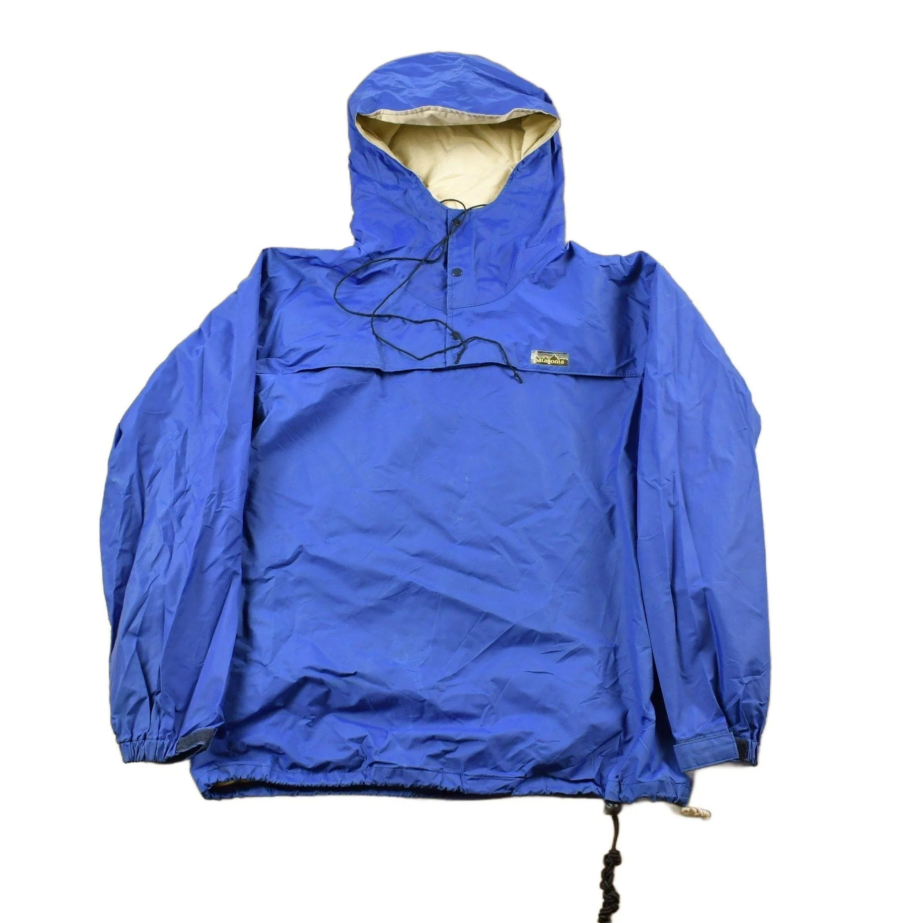 Vintage 1970s Patagonia Anorak Quarter Zip Windbreaker Jacket Men's M