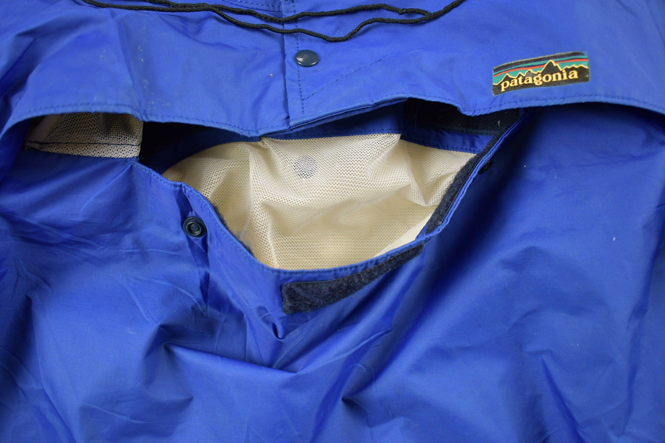 Vintage 1970s Patagonia Anorak Quarter Zip Windbreaker Jacket Men's M - Image 4