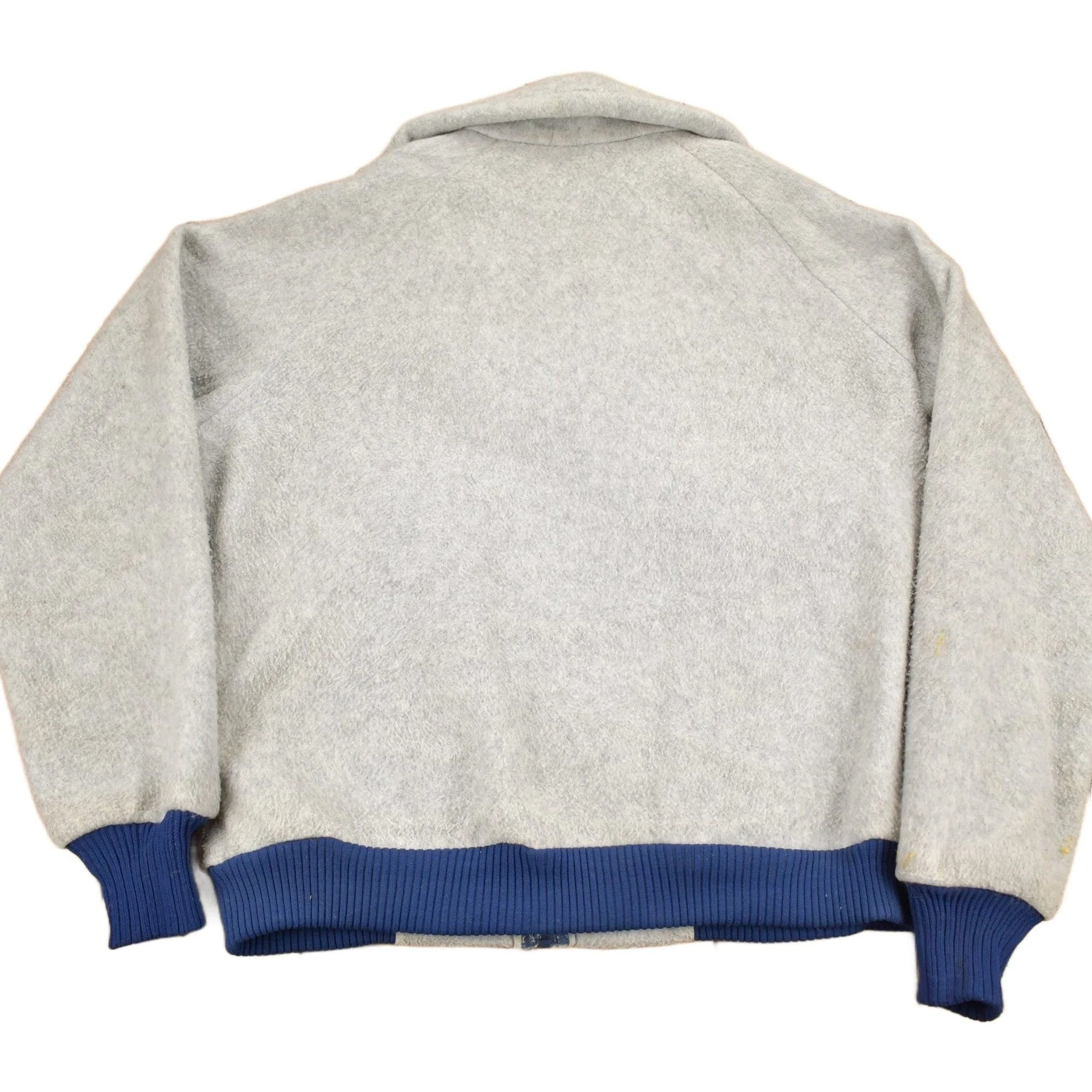 Vintage 1970s Patagonia Raglan Sleeve Full Zip Fleece Sweater Men's Medium - Image 2