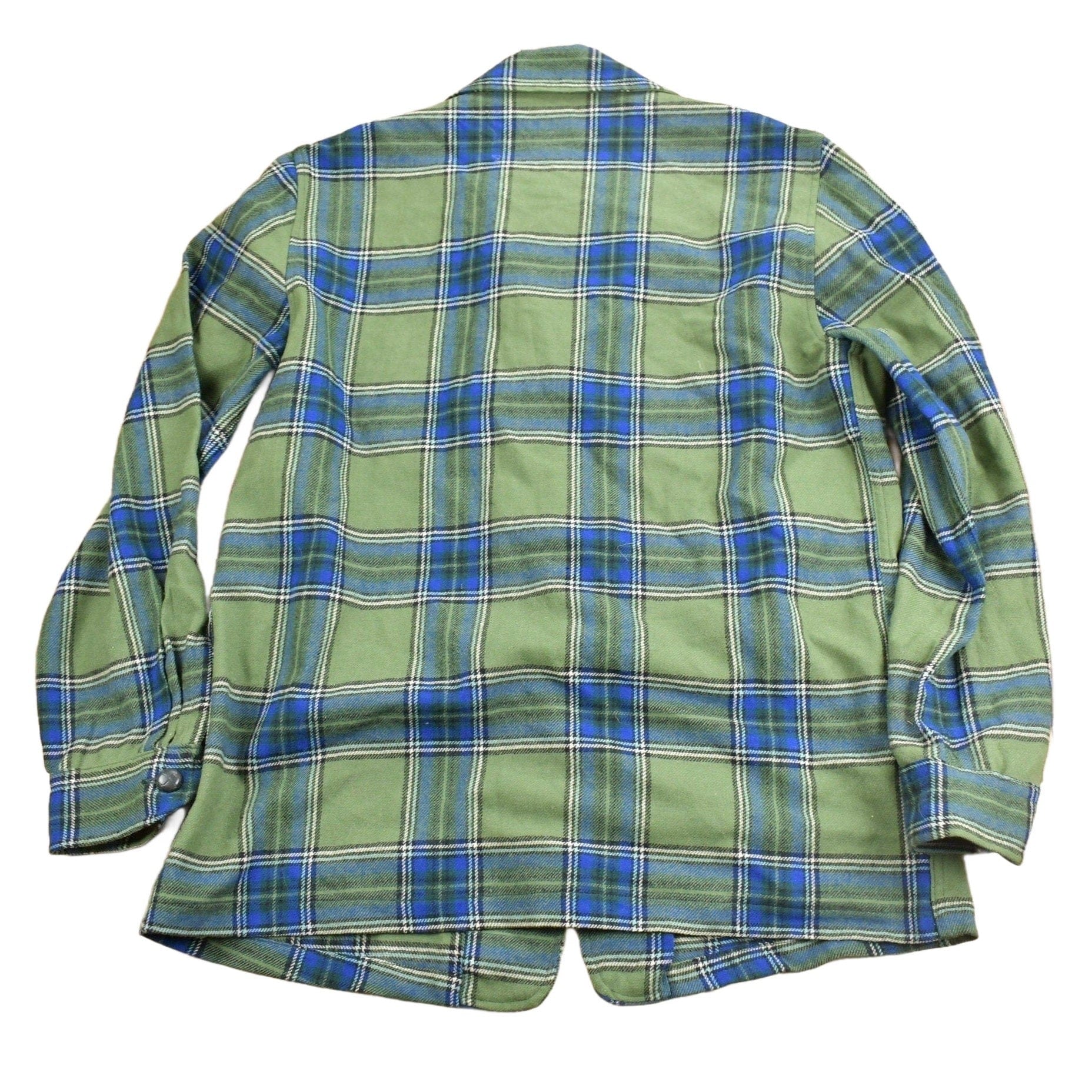 Vintage 1970s Pendleton Plaid Button Up Blazer Jacket Men's Large - Image 2