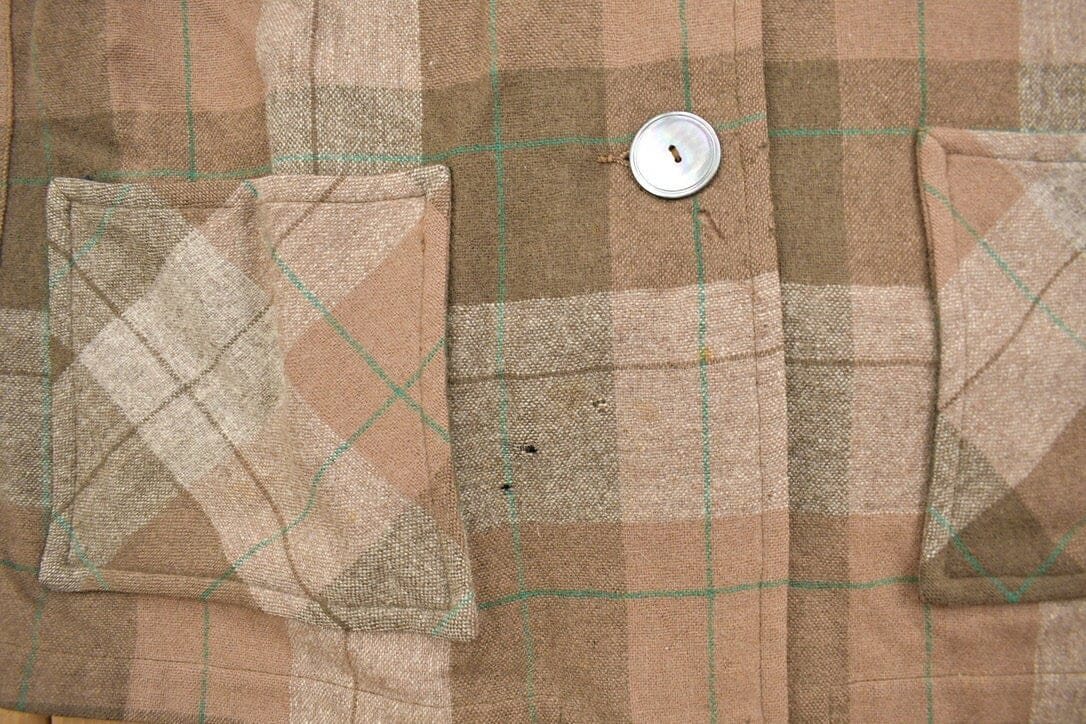 Vintage 1970s Pendleton Plaid Button Up Blazer Shirt / 100% Virgin Wool / Outdoorsman / True Vintage / Casual Wear / Made In USA / Flannel - Image 3