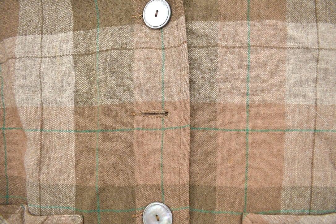 Vintage 1970s Pendleton Plaid Button Up Blazer Shirt / 100% Virgin Wool / Outdoorsman / True Vintage / Casual Wear / Made In USA / Flannel - Image 4