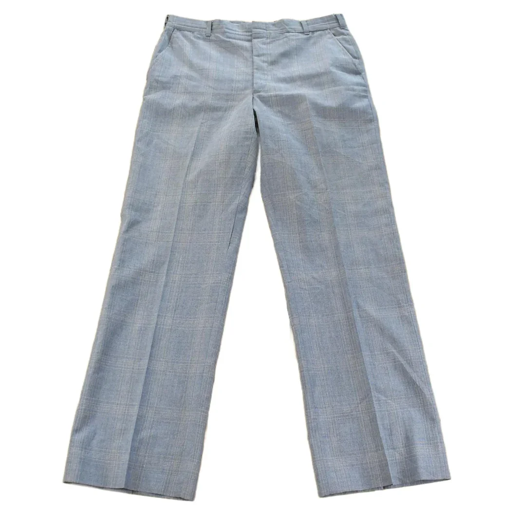 Vintage 1970s Preppy Dress Pants Trousers Men's 34 x 30