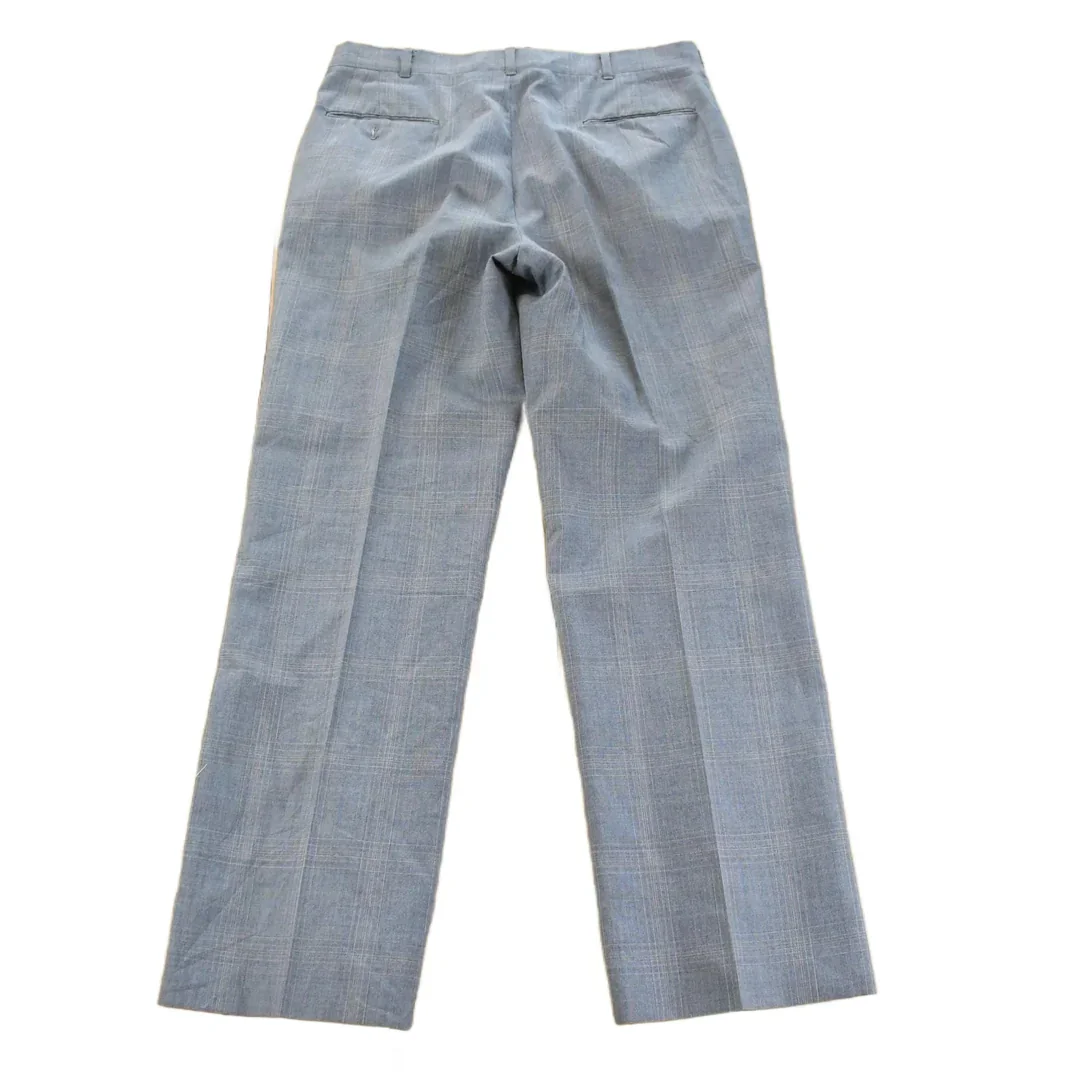 Vintage 1970s Preppy Dress Pants Trousers Men's 34 x 30 - Image 2