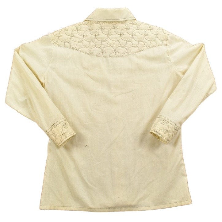 Vintage 1970s Quilted Wrangler Snap Button Shirt Men's Large - Image 2