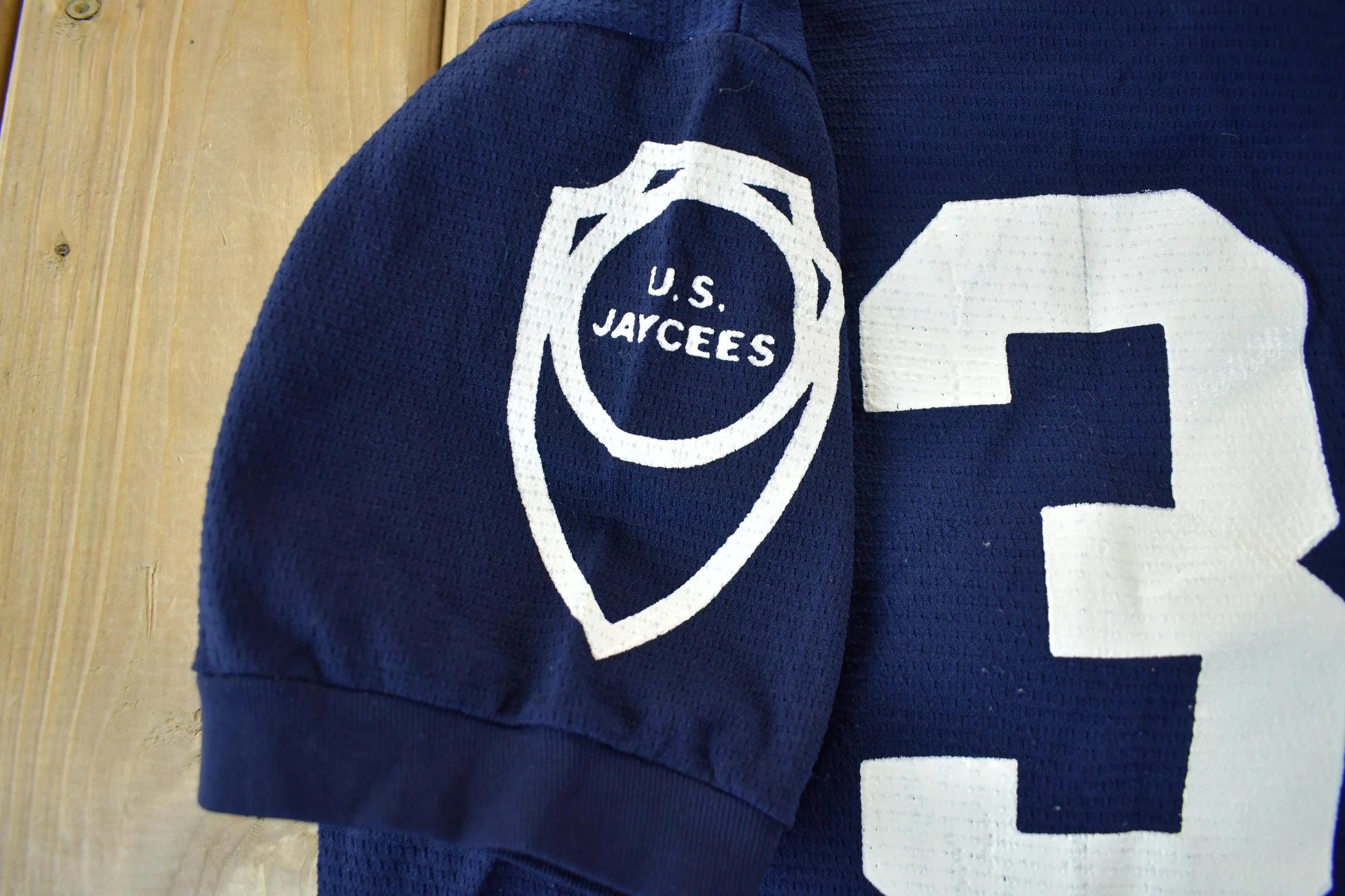 Vintage 1970s Rothsay Jaycees Football Jersey Men's Large - Image 5