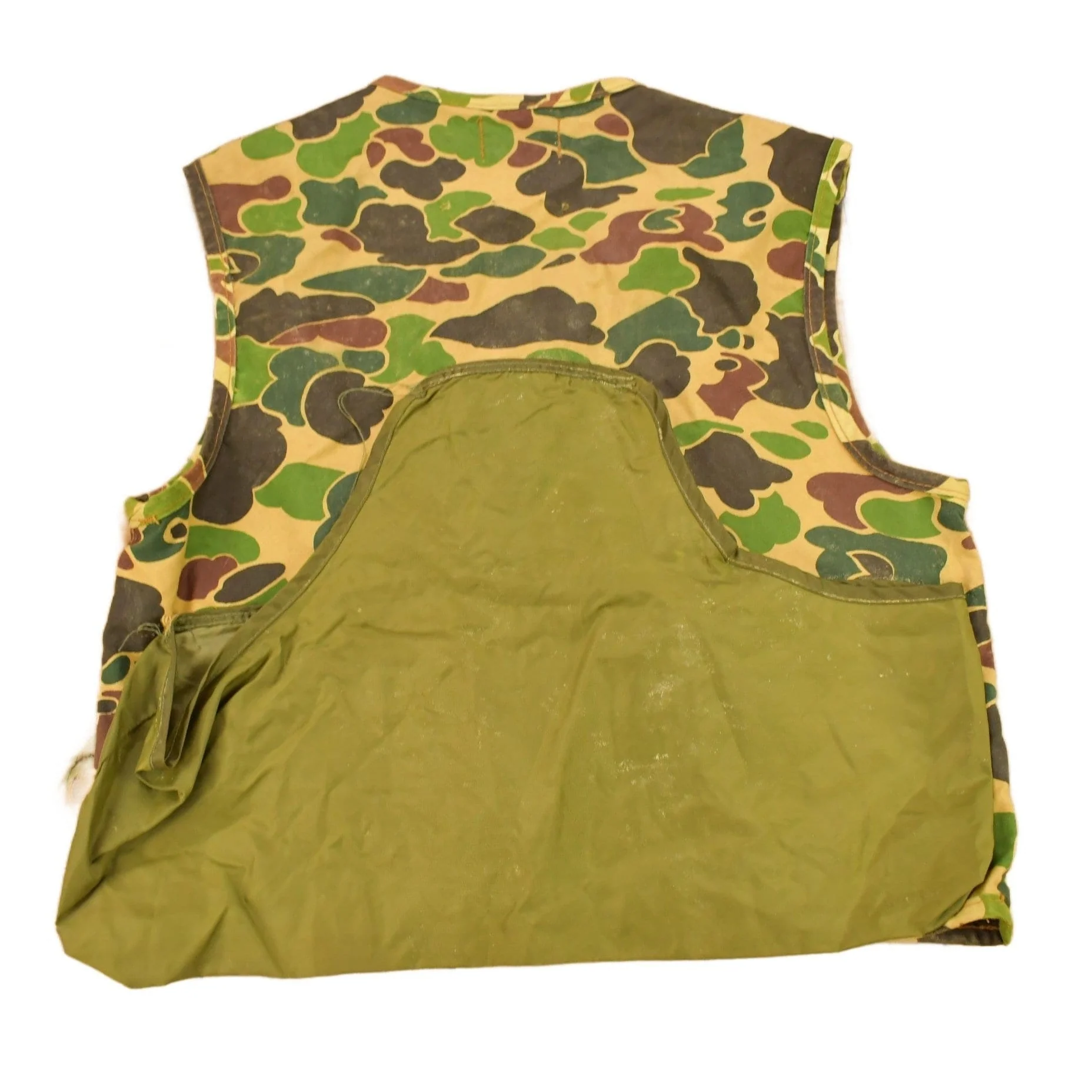 Vintage 1970s Saf T Bak Camo Hunting Vest Men's Medium - Image 2