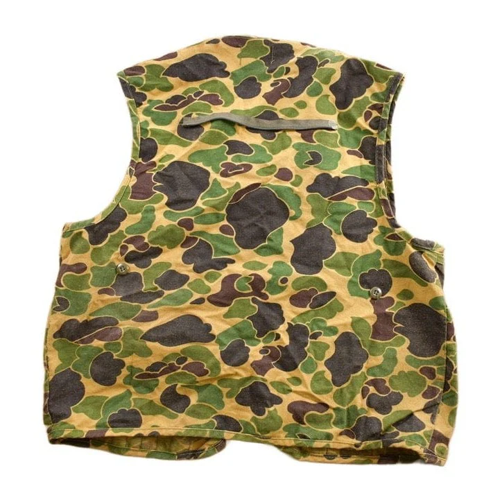 Vintage 1970s Saf T Bak Camo Hunting Vest Men's Medium - Image 2