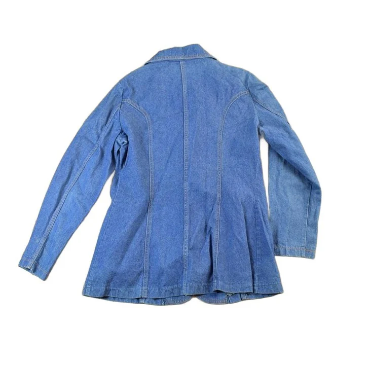 Vintage 1970s Sears Fashions Denim Western Jean Jacket Made In USA Women's M - Image 2