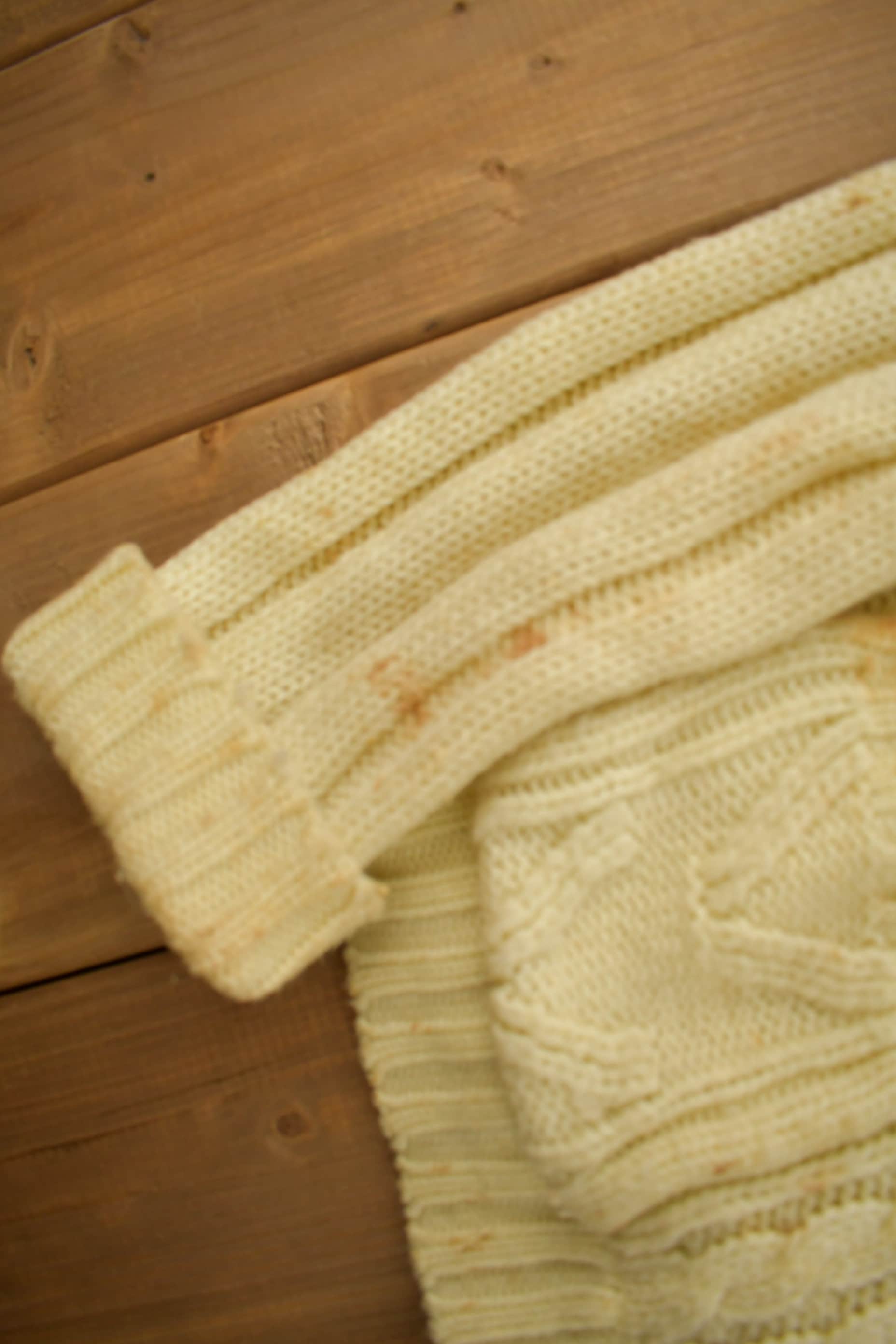 Vintage 1970s Sears Men's Sportswear 3D Cable Knit Cardigan Sweater Men's Medium - Image 4