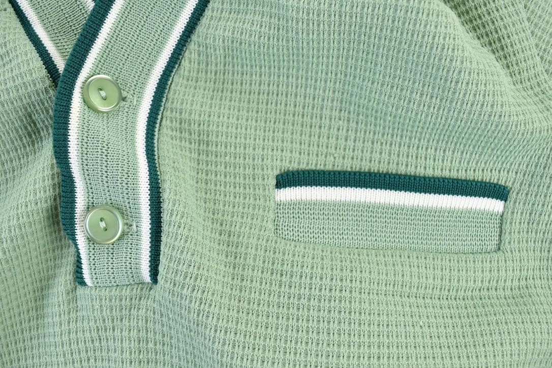 Vintage 1970s Sears Quarter Button Shirt Men's S - Image 4