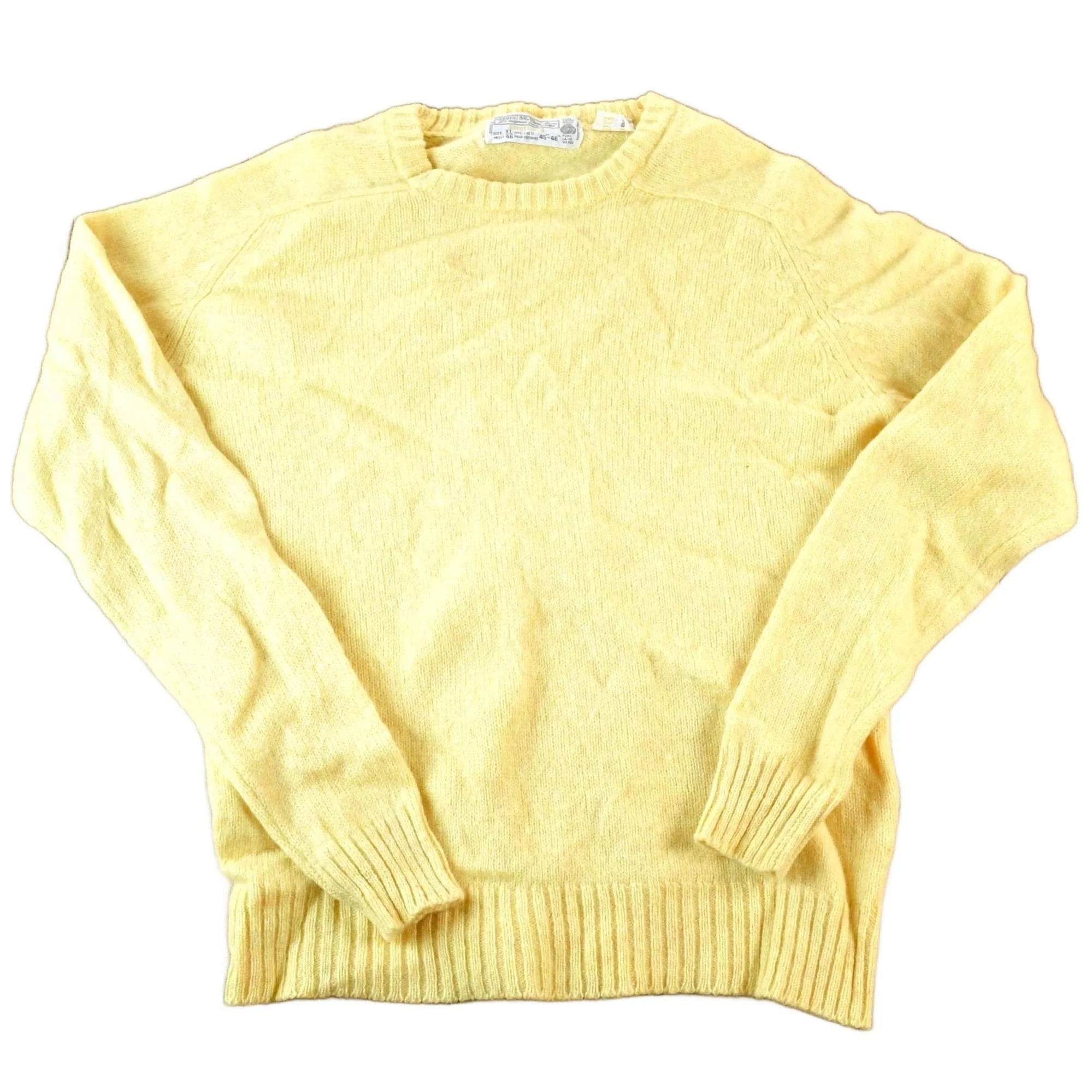 Vintage 1970s Sears The Men's Store Pure Virgin Wool Knit Sweater Mens L