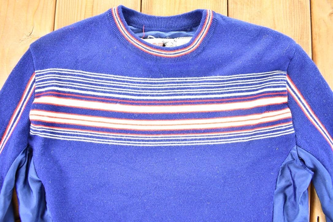Vintage 1970s Spyder Ski School Sweater Mens S - Image 3