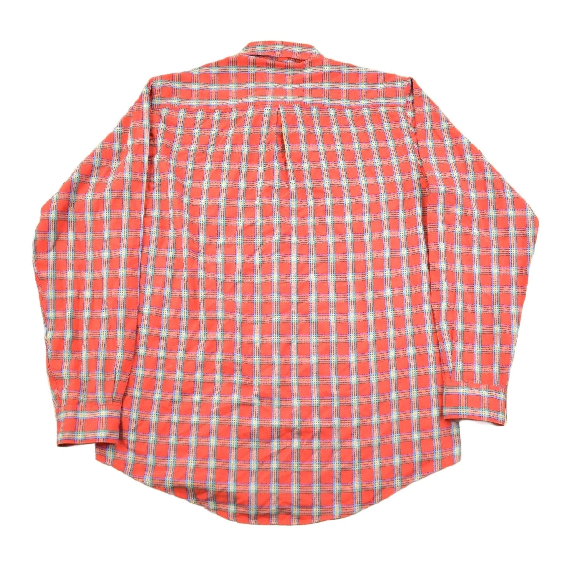 Vintage 1970s Stanley Blacker Soft Plaid Button Up Flannel Men's M - Image 2