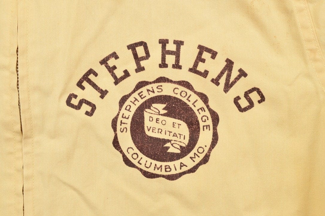 Vintage 1970s Stephens College Columbia Light Jacket Men's Small - Image 5