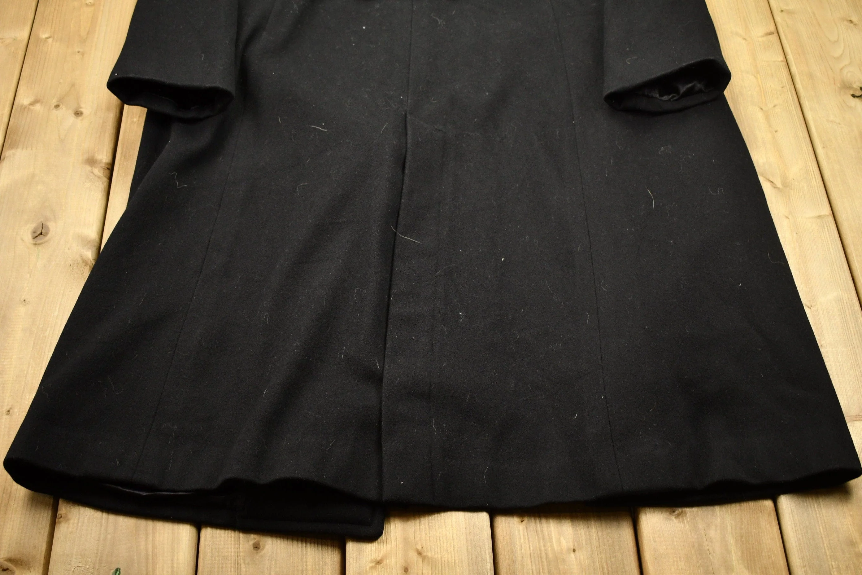 Vintage 1970s United States Naval Academy 100% Wool Jacket Men's Medium - Image 4