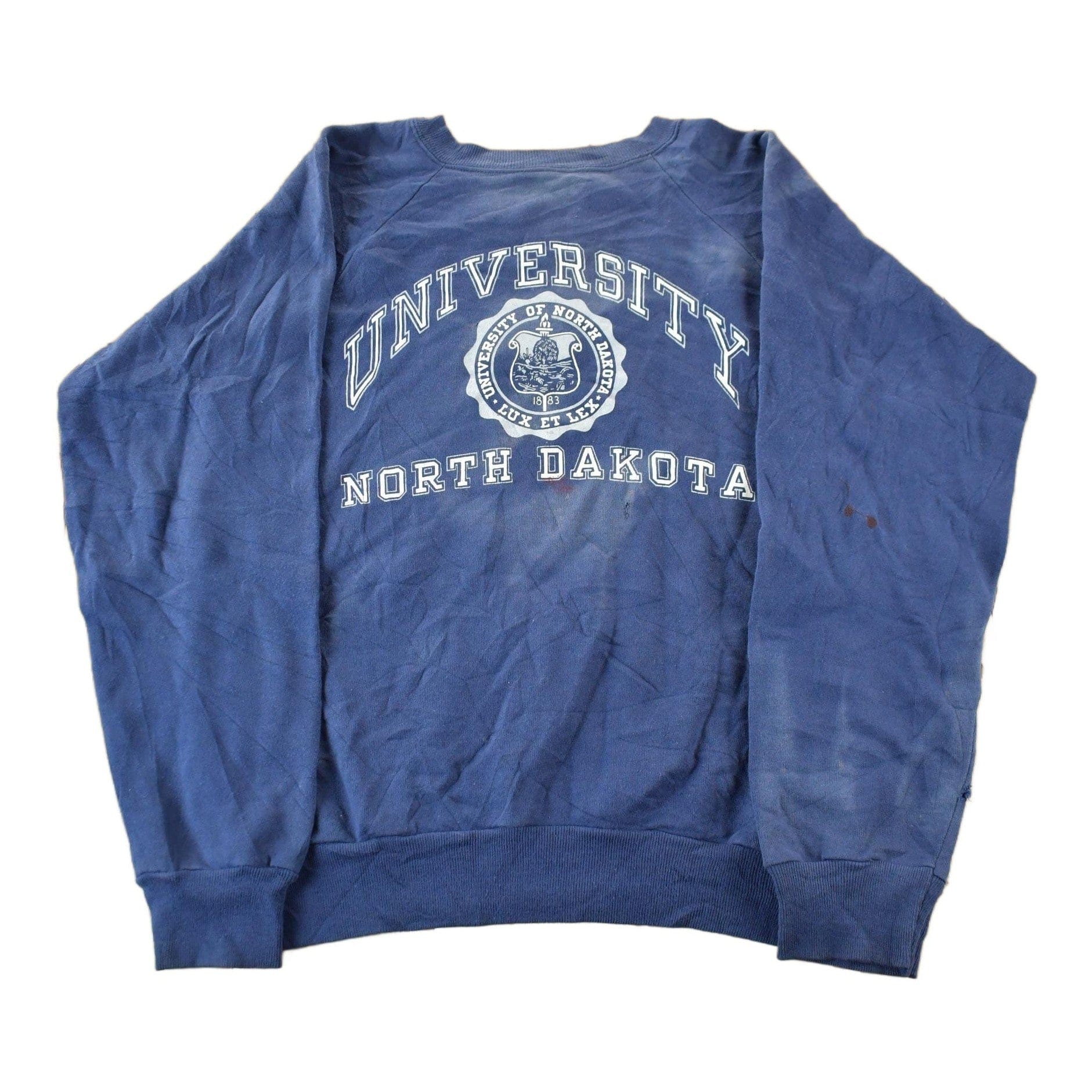 Vintage 1970s University North Dakota Champion Crewneck Sweatshirt Men's Large