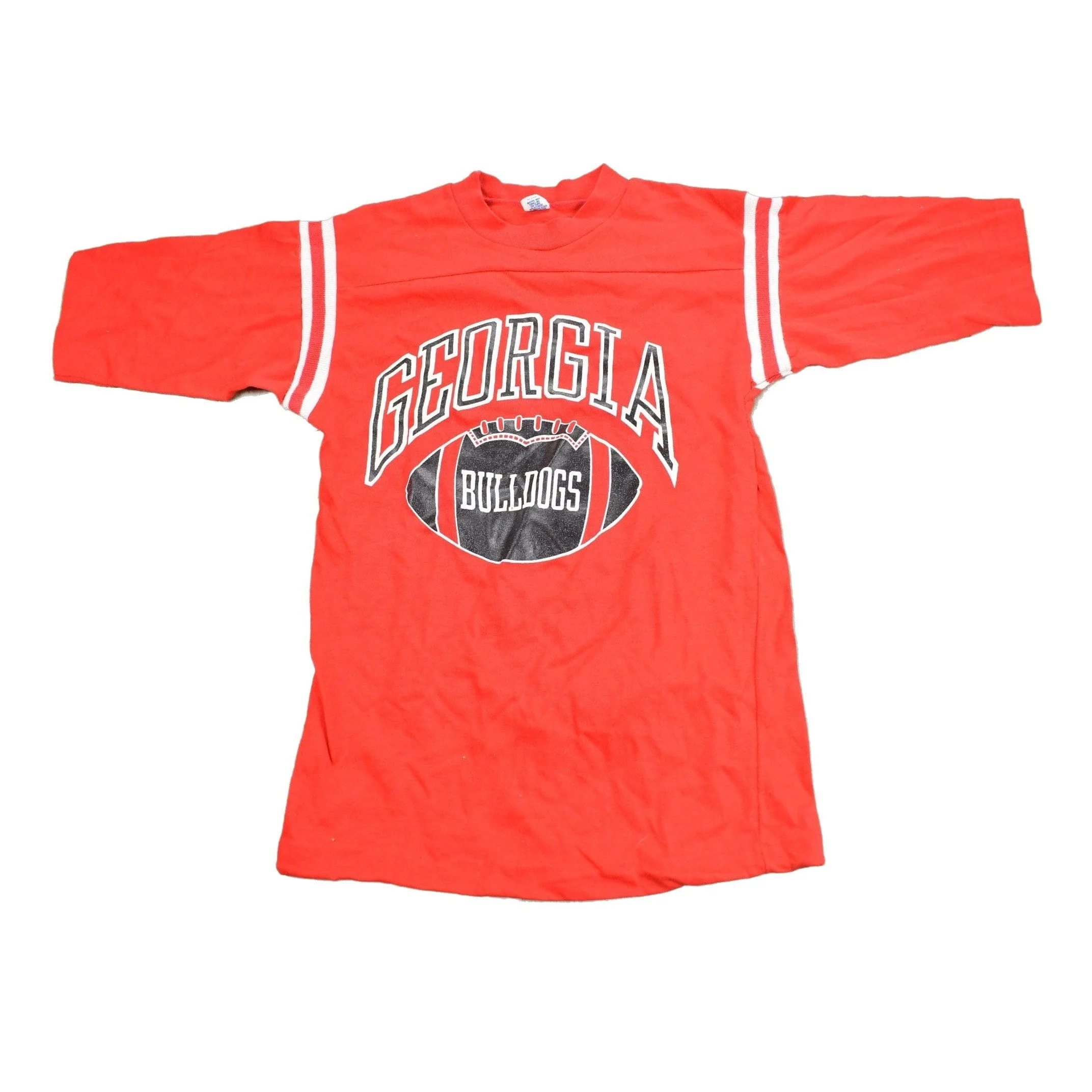 Vintage 1970s University of Georgia Bulldogs Collegiate Jersey Shirt Men's XS