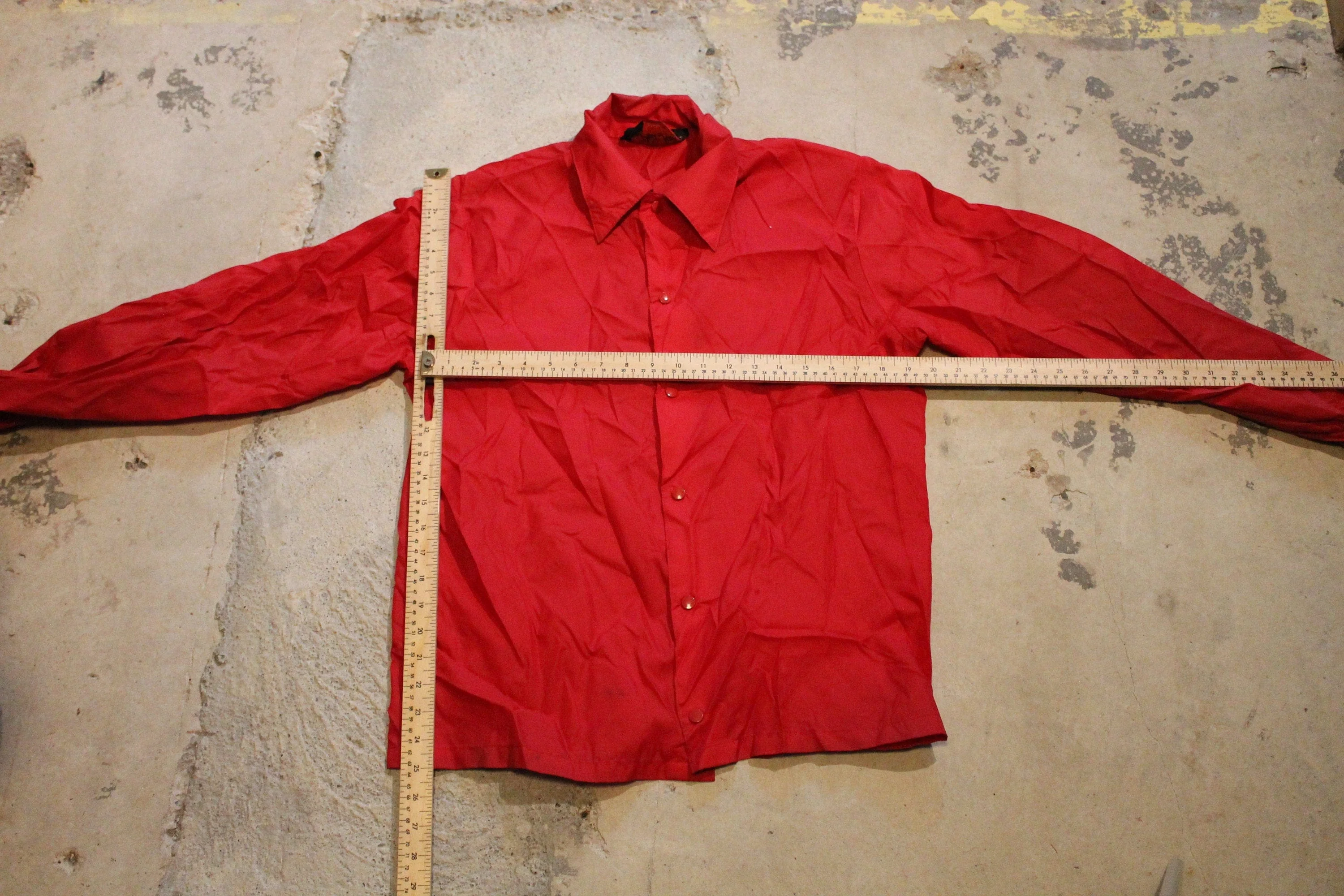 Vintage 1970s Western Embroidered Pla-Jac By Dunbrooke Windbreaker Men's Medium - Image 7