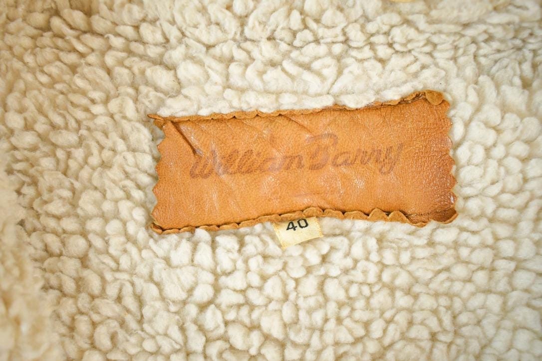 Vintage 1970s William Barry Suede Leather Hooded Jacket Coat Perfectly Distressed Made In USA / Outdoors Jacket / Workman Jacket - Image 3