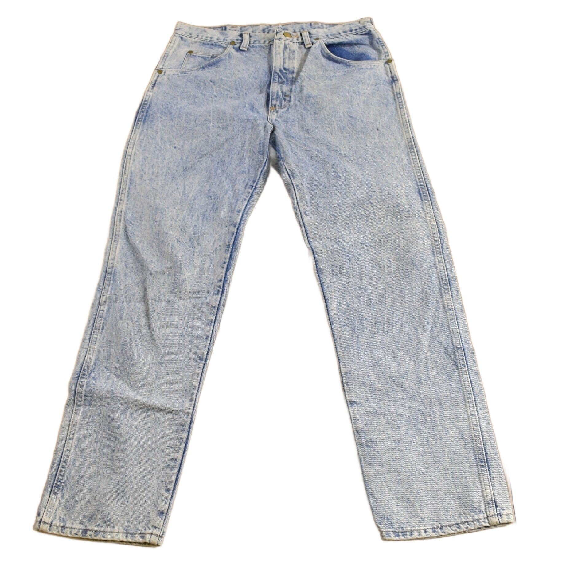 Vintage 1970s Wrangler Western Style Denim Jeans Men's 32 x 29 - Image 2