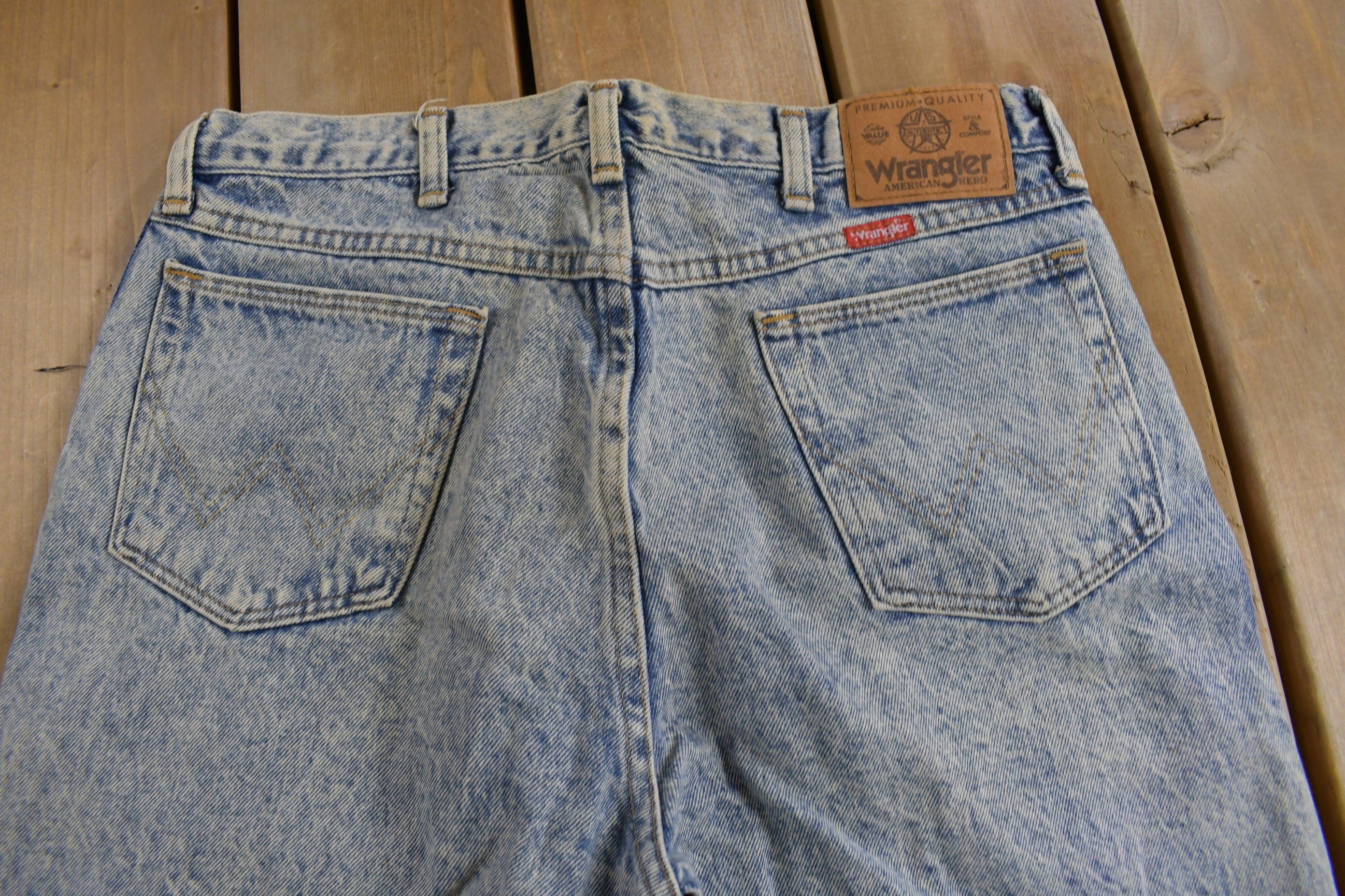 Vintage 1970s Wrangler Western Style Denim Jeans Men's 32 x 29 - Image 4