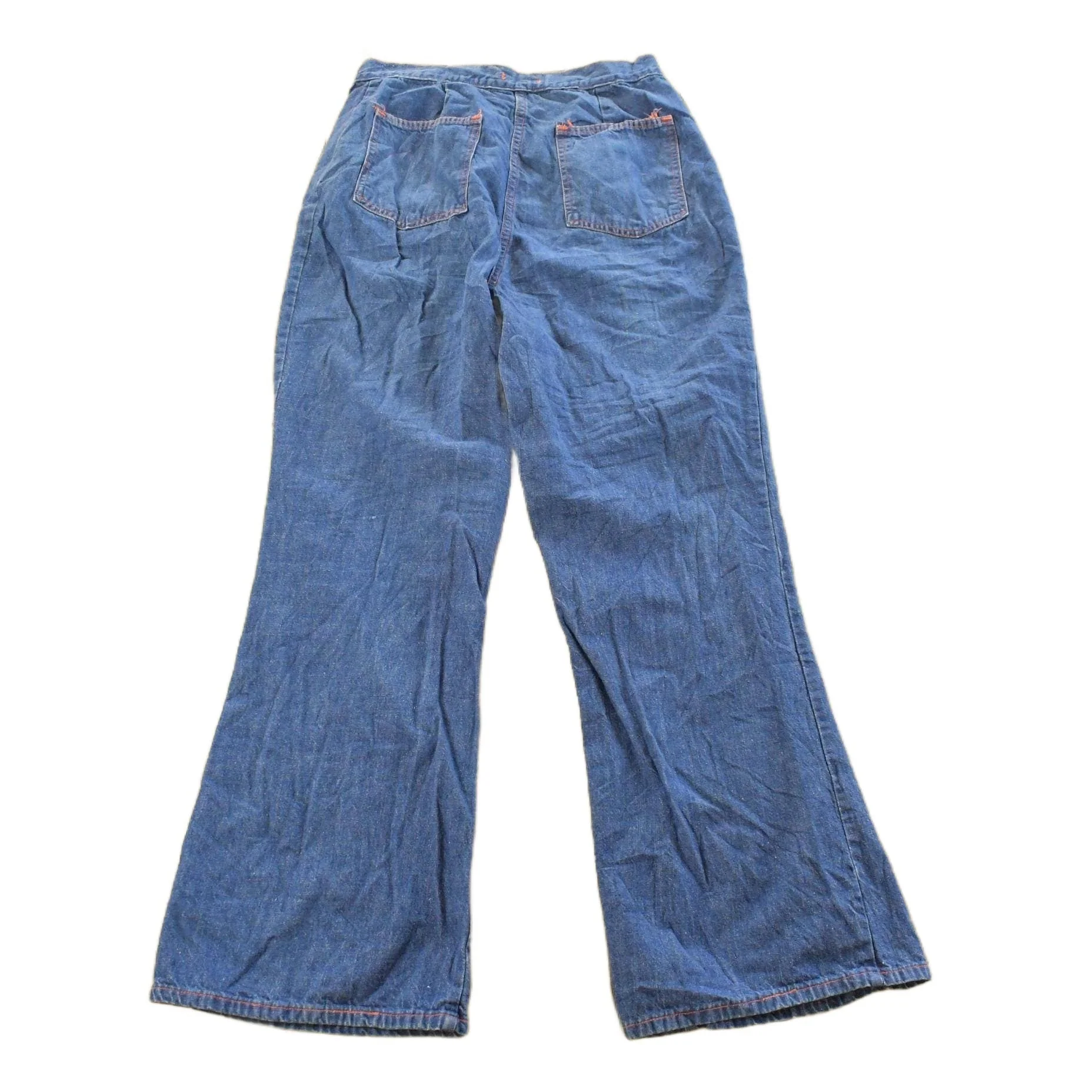 Vintage 1970s Young Stuff Bell Bottom Flare Denim Jeans Men's 30 x 29 - Image 2