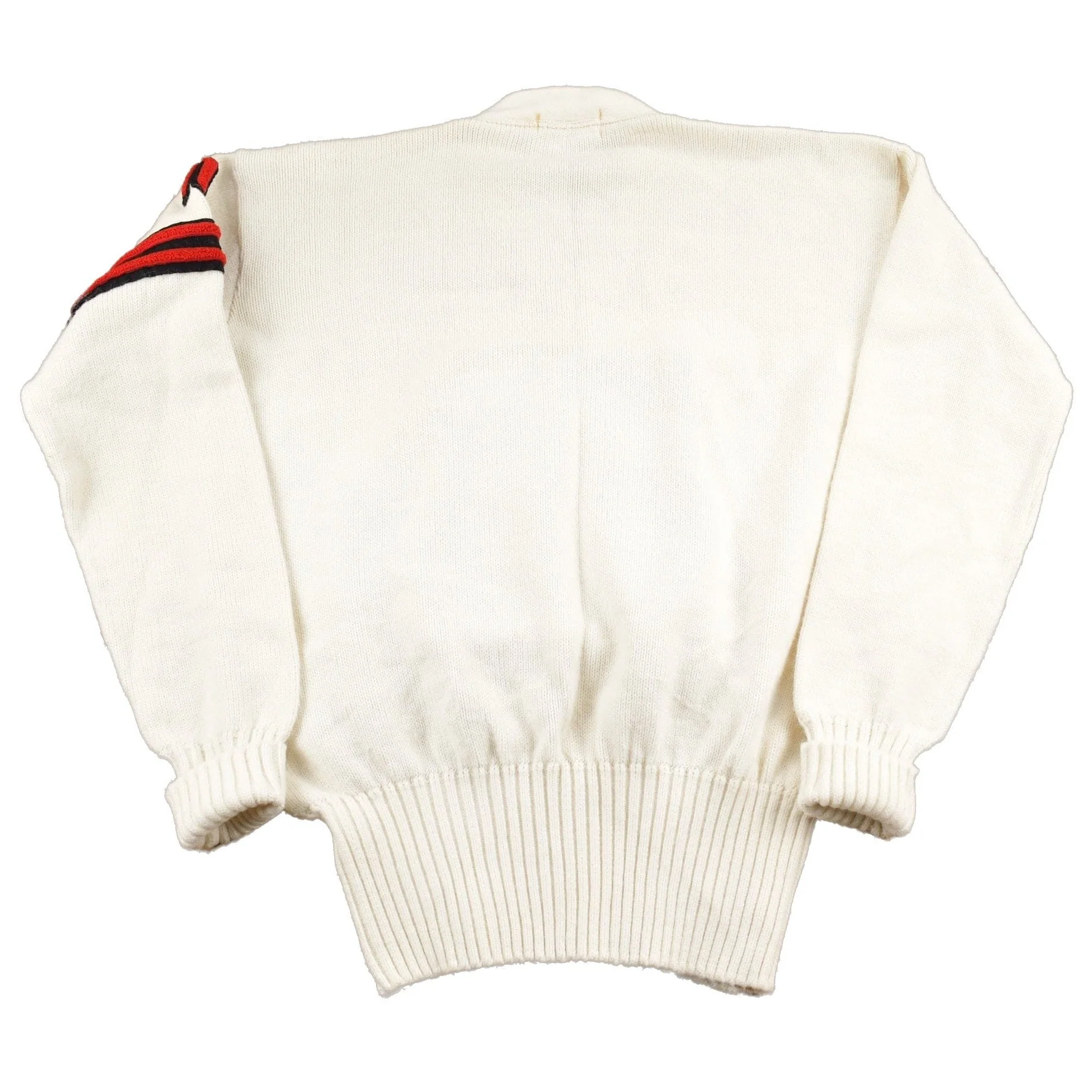 Vintage 1971 100% Wool Collegiate Varsity Style Knit Sweater Athletic True Vintage Men's Large - Image 2
