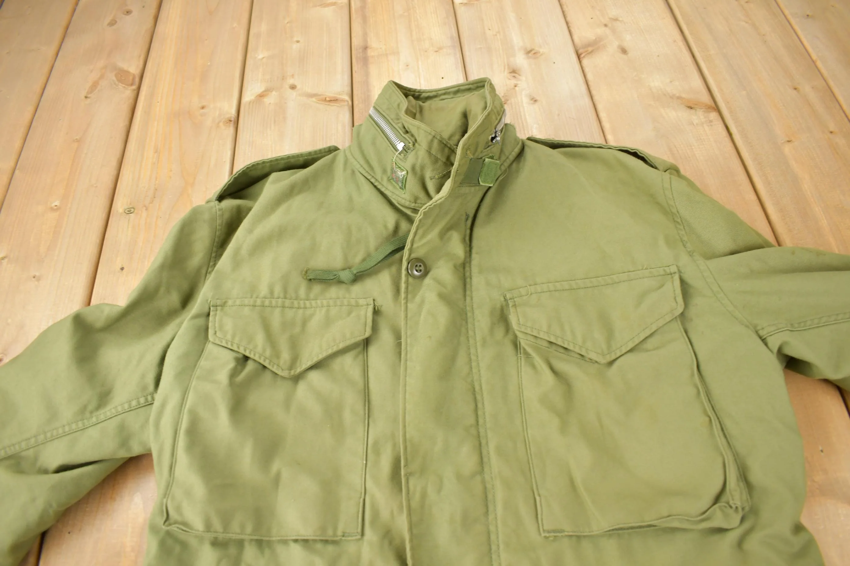 Vintage 1971 Military Mans Cold Weather Field Coat - Image 3
