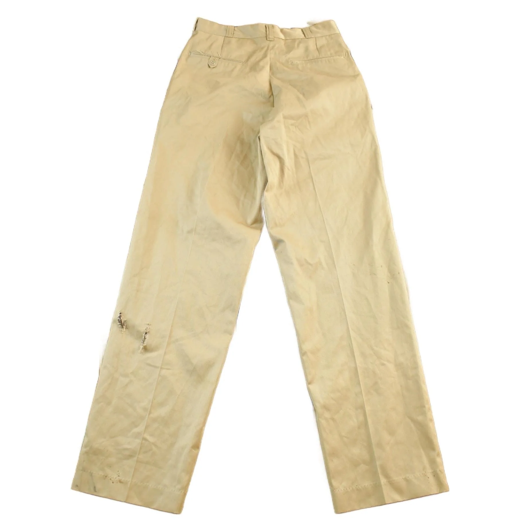 Vintage 1975 Army Khaki Pants Men's Small 28 x 31 - Image 2
