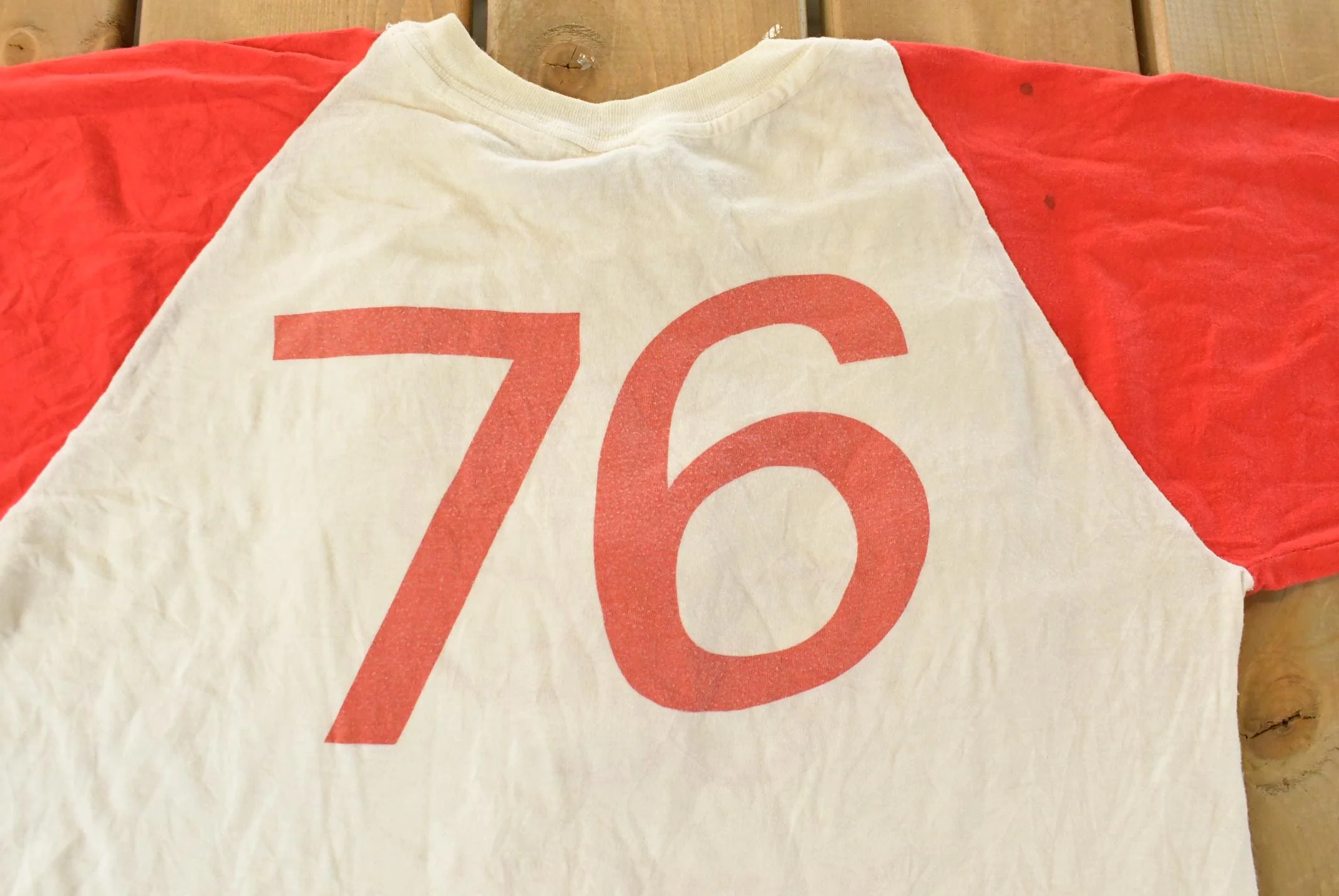 Vintage 1976 Montreal Olympics Raglan T-Shirt Men's Large - Image 9
