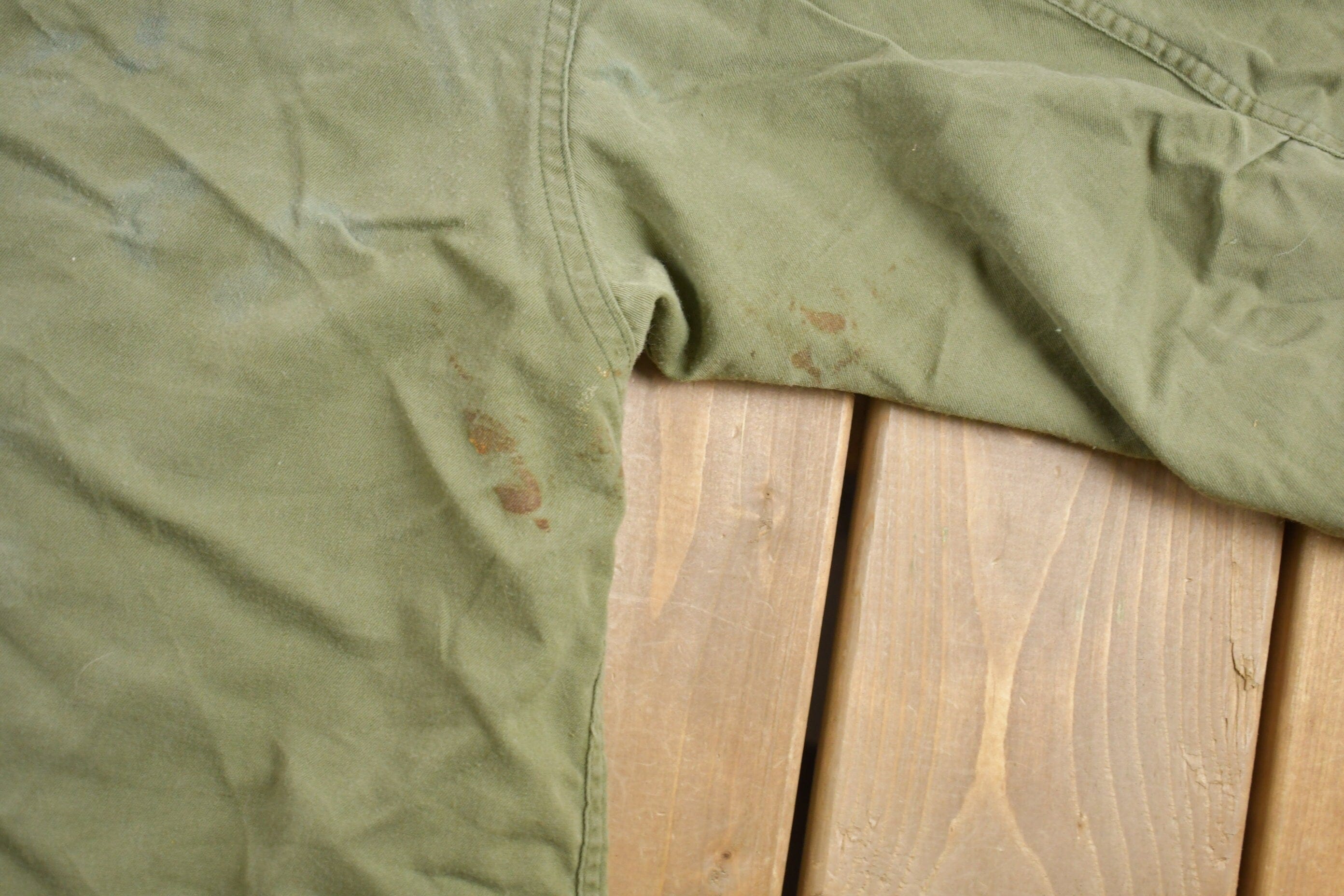 Vintage 1978 Army Military Chemical Protective Jacket Men's Large - Image 5