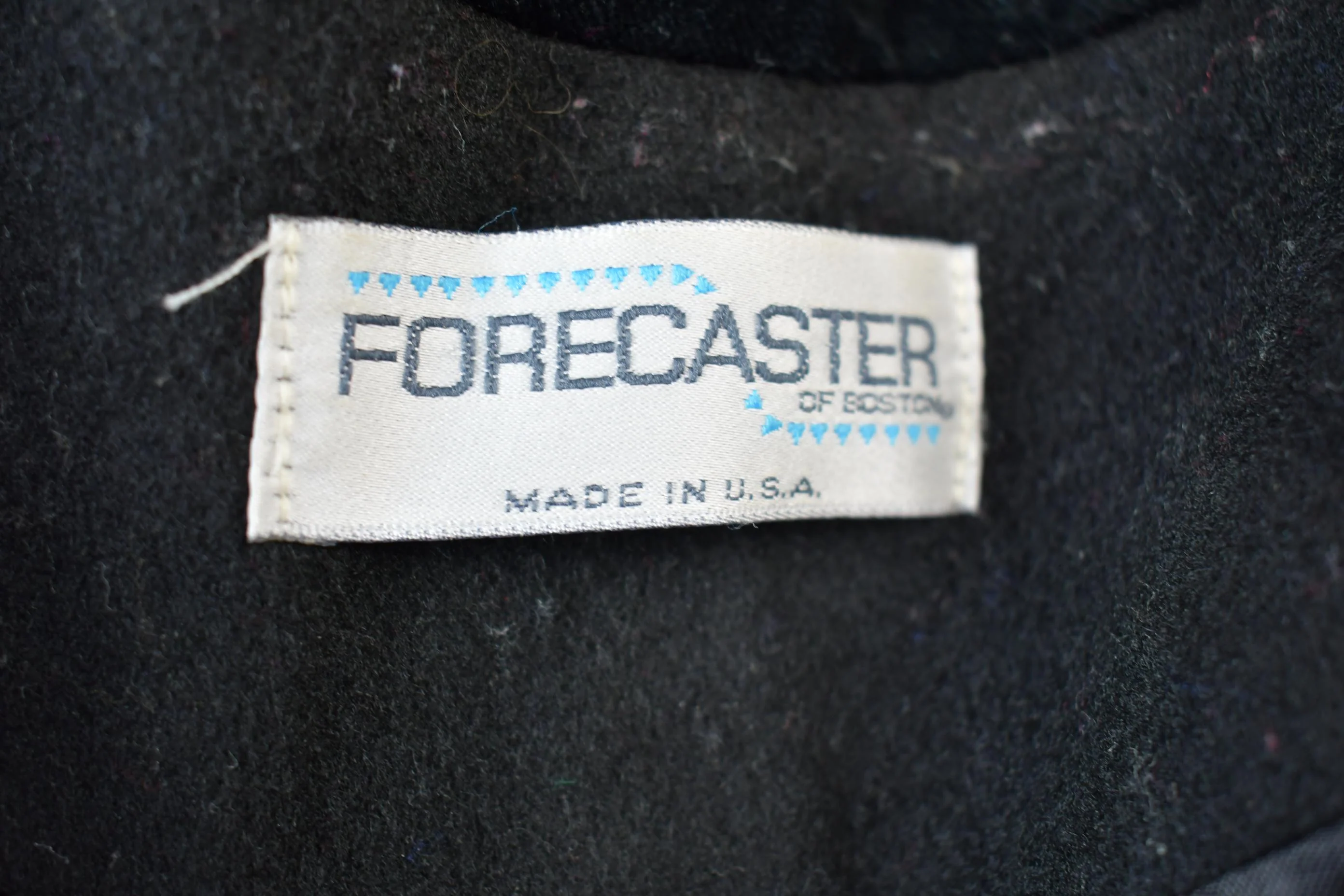 Vintage 1980s 100% Wool Long Trench Coat Made In USA - Image 4