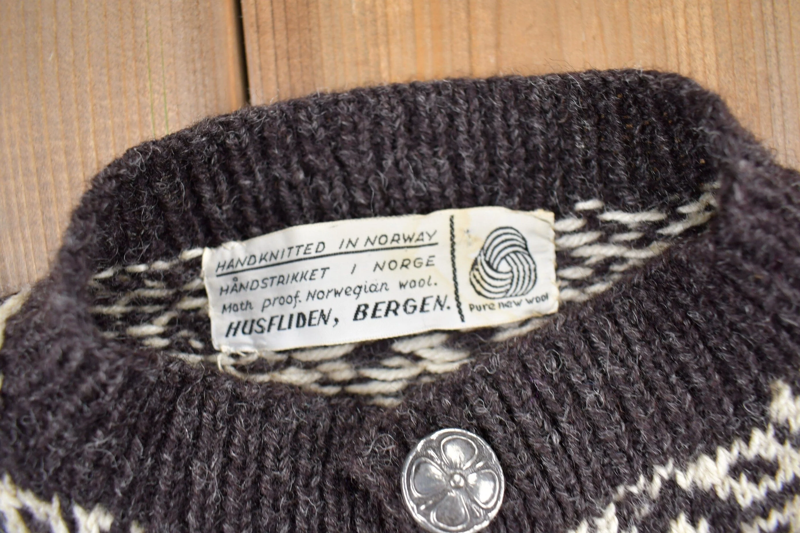 Vintage 1980s 100% Wool Winter Theme Knit Sweater Men's Medium - Image 5