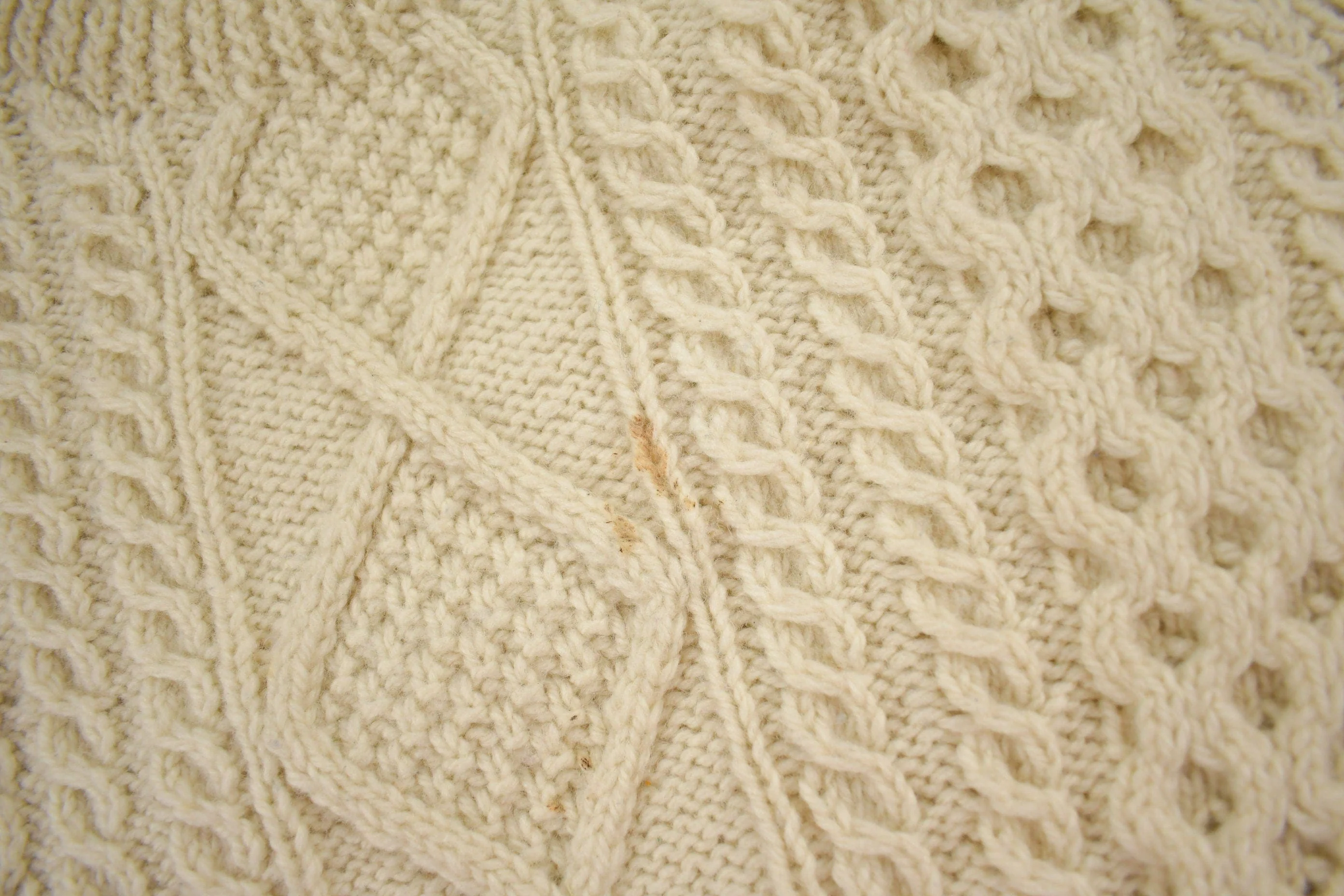 Vintage 1980s 3D Cable Knit Sweater Men's Large - Image 4