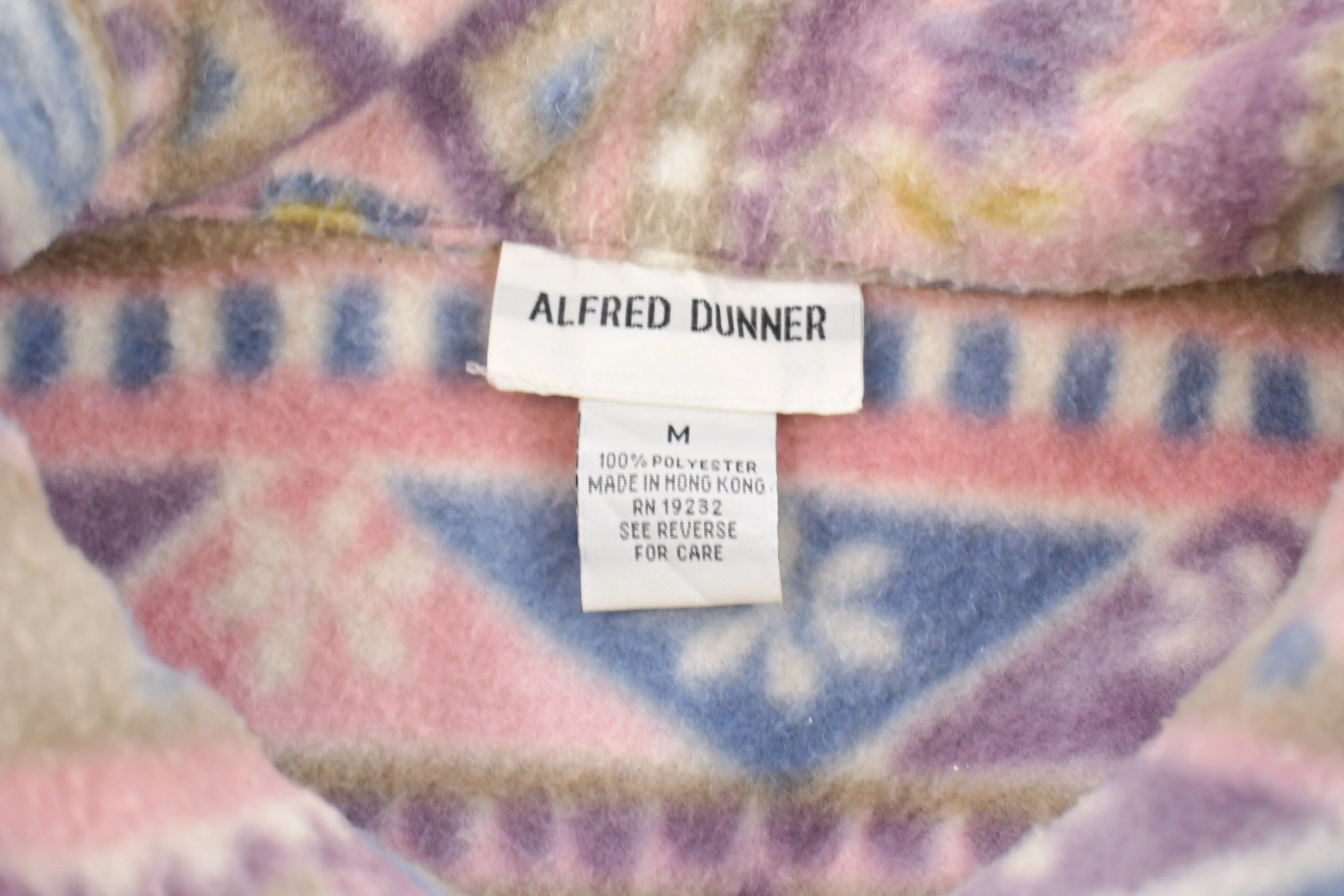 Vintage 1980s Alfred Dunner Fleece Sweater Men's Large - Image 3