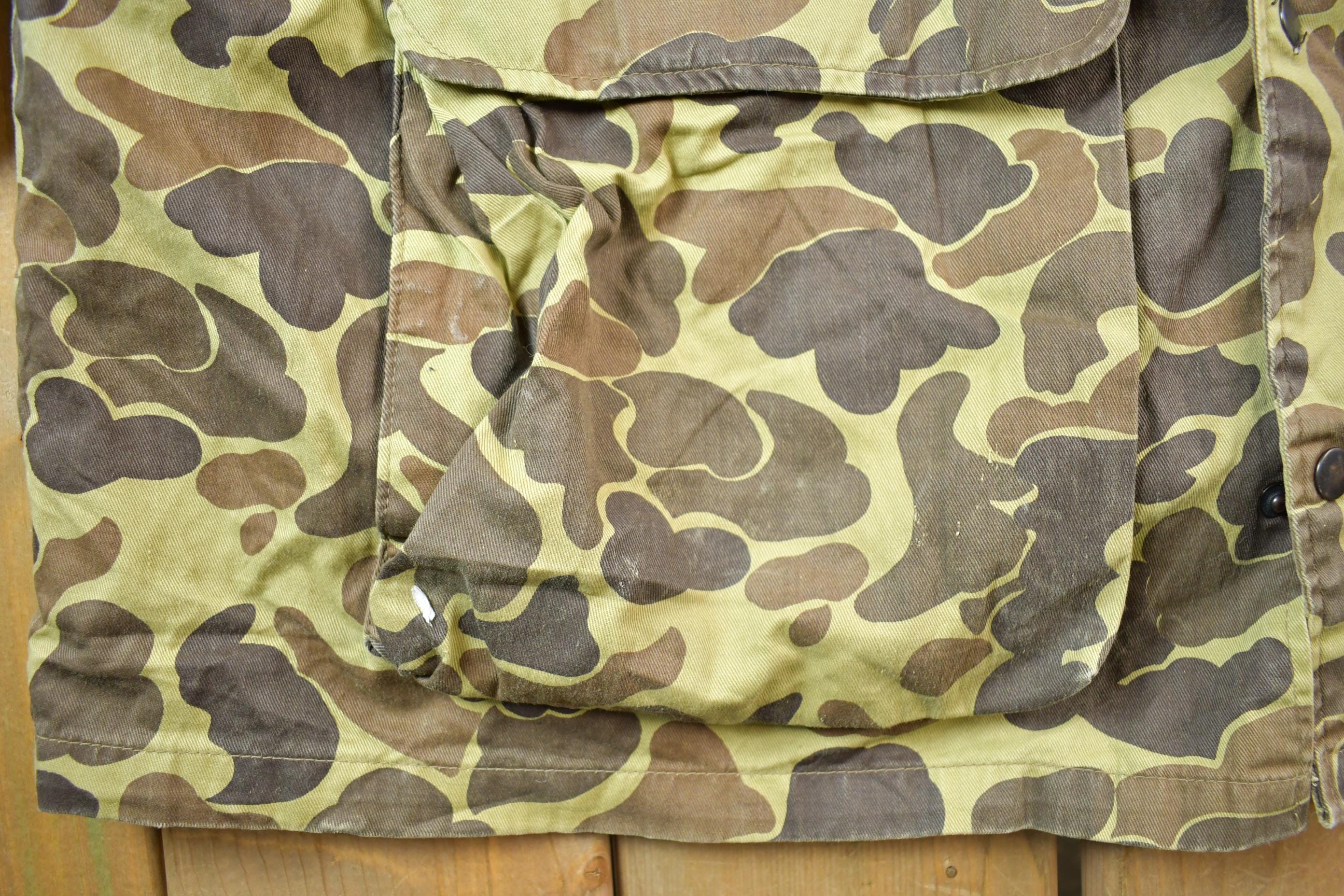 Vintage 1980s Avid Duck Camo Hunting Jacket Men's 3XL - Image 5