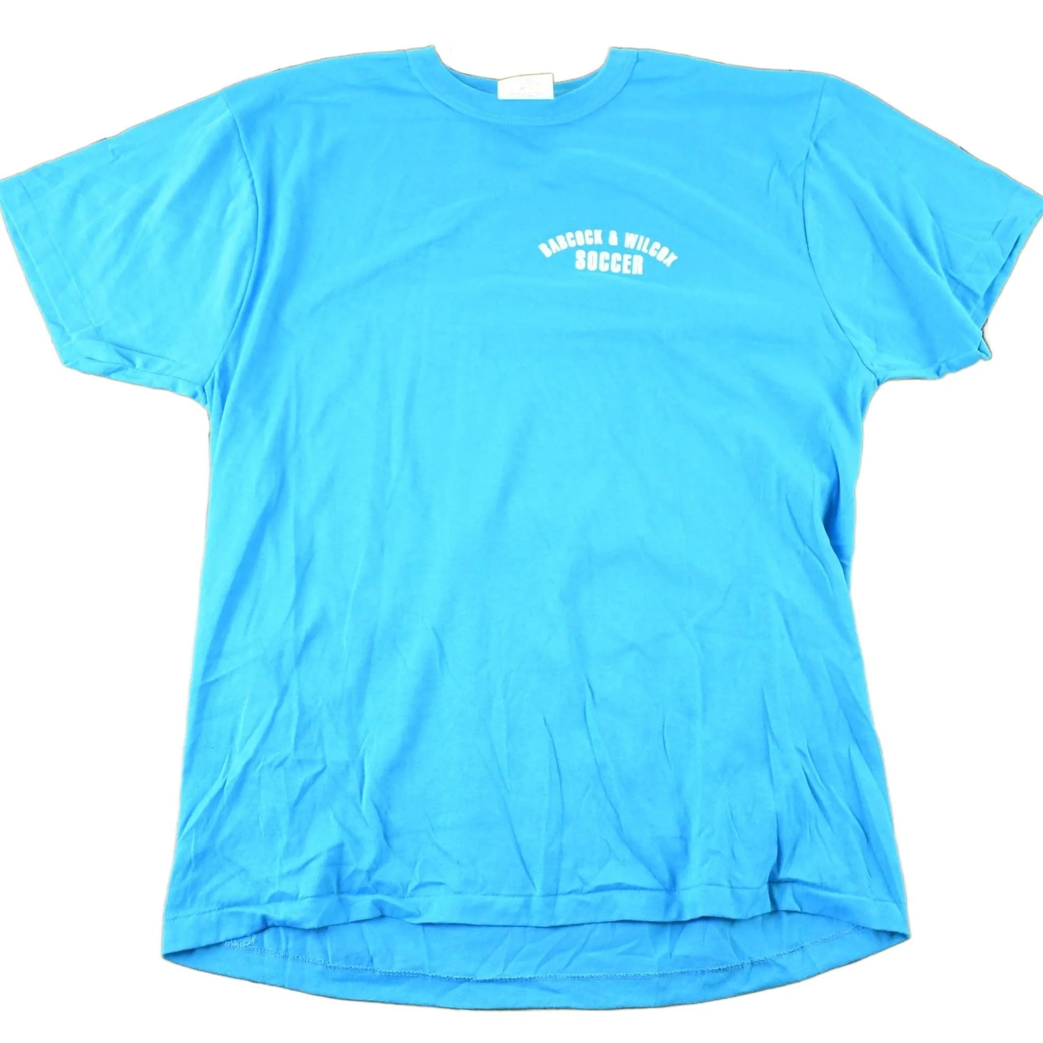 Vintage 1980s Babcock And Wilcox Soccer T-Shirt Mens L