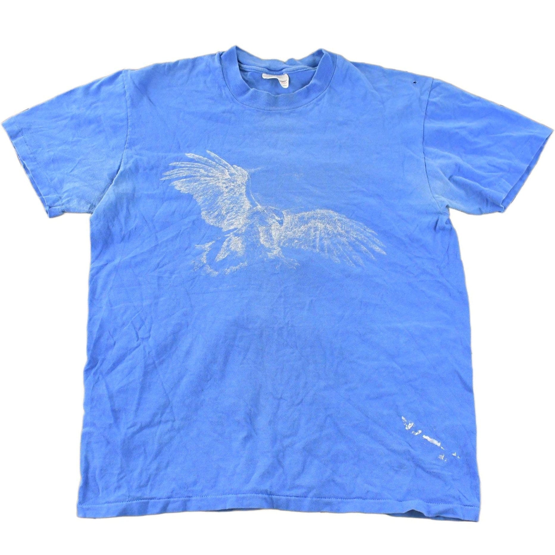 Vintage 1980s Bald Eagle Distressed Graphic T-Shirt Men's Medium