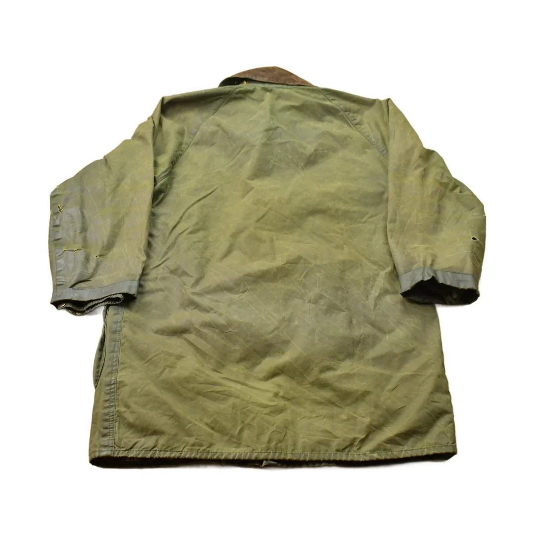 Vintage 1980s Barbour Wax Jacket Men's Medium - Image 2