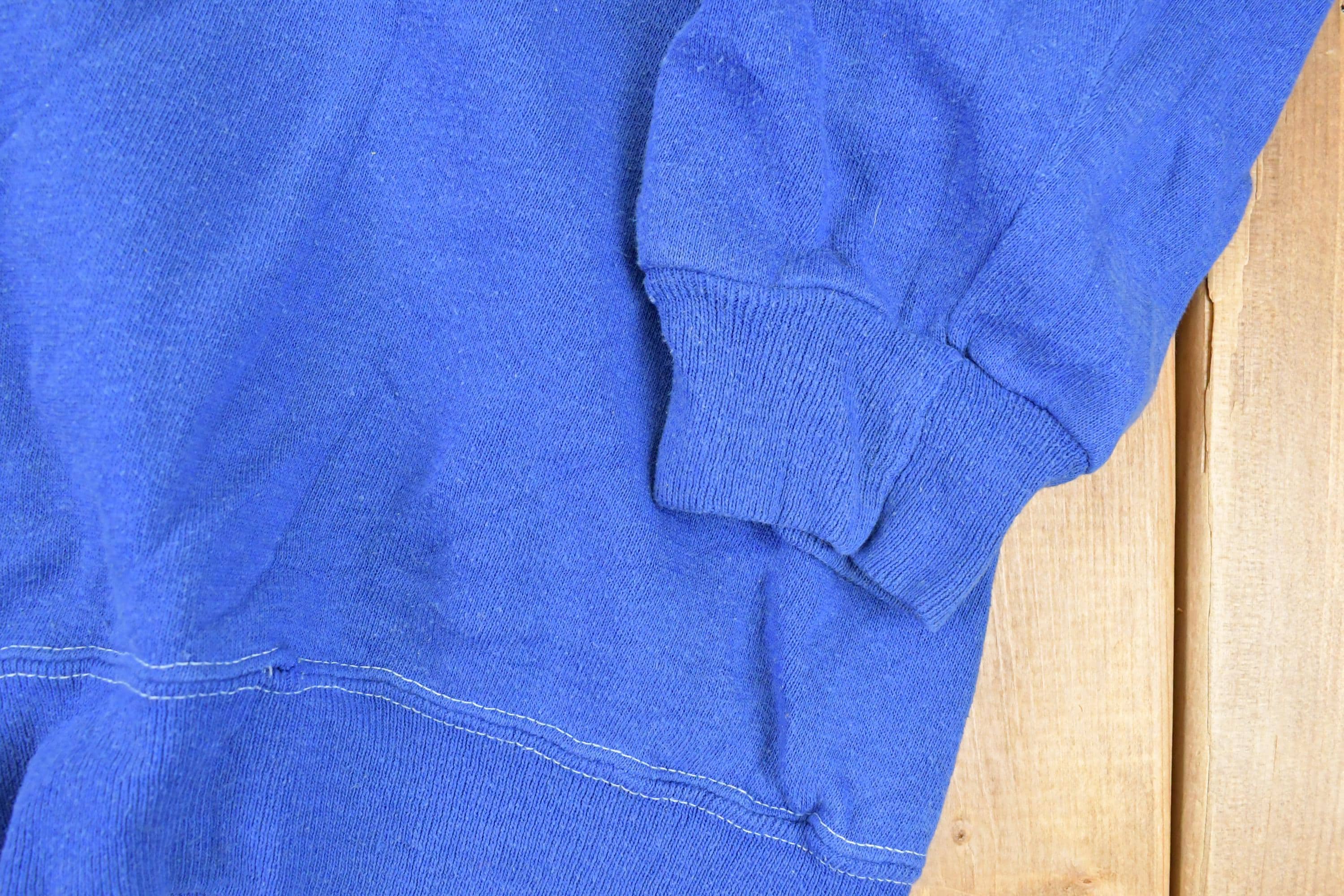 Vintage 1980s Basset Walker Blank Crewneck Sweatshirt Women's Cropped XL - Image 3