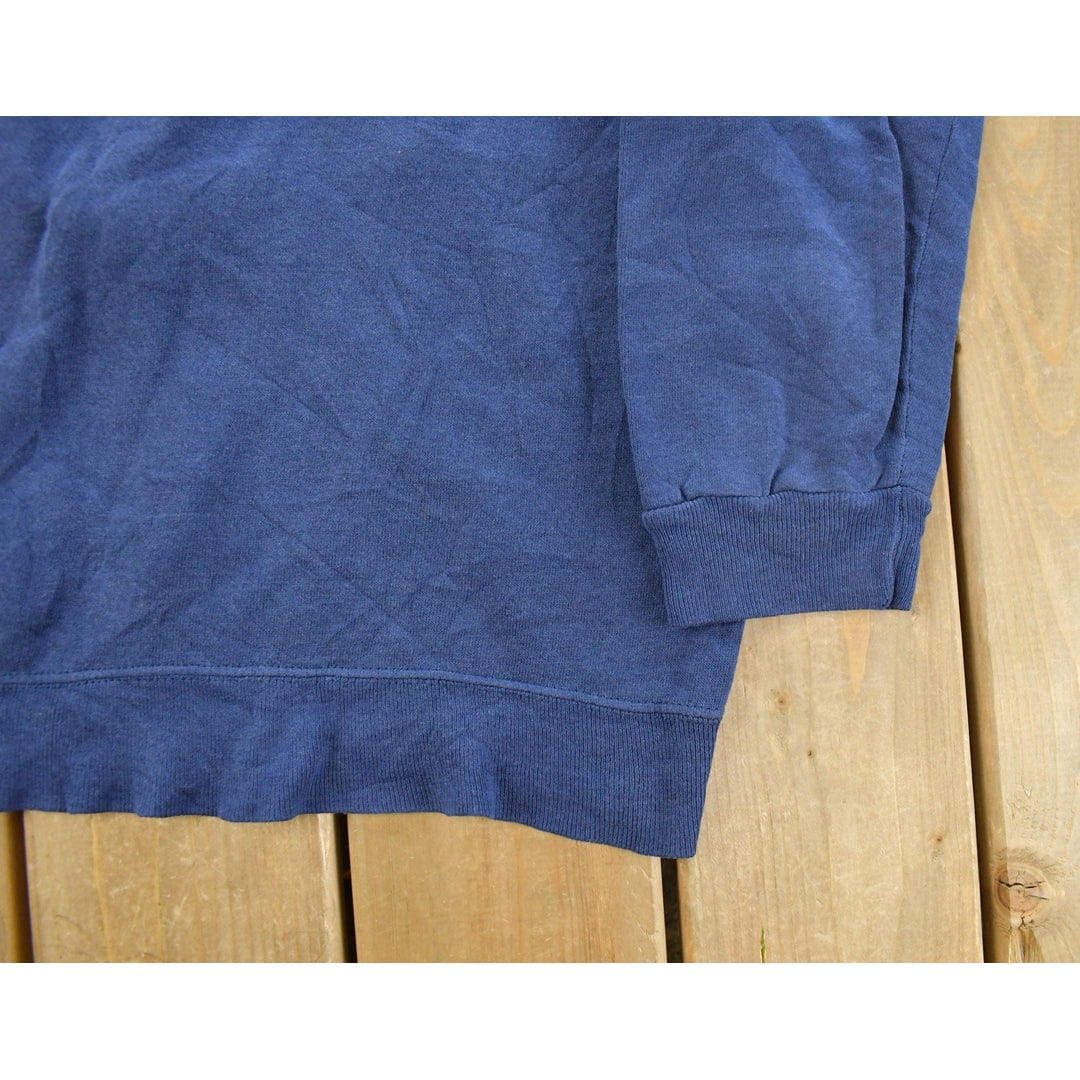 Vintage 1980s Bassett Walker Blank Crewneck Sweatshirt Men's Small - Image 3