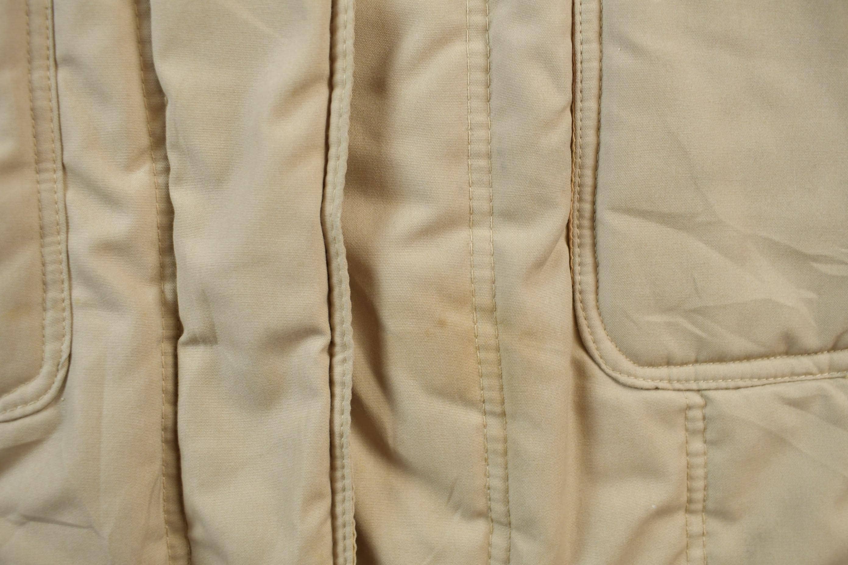 Vintage 1980s Beige Winter Parka Jacket Men's S - Image 5