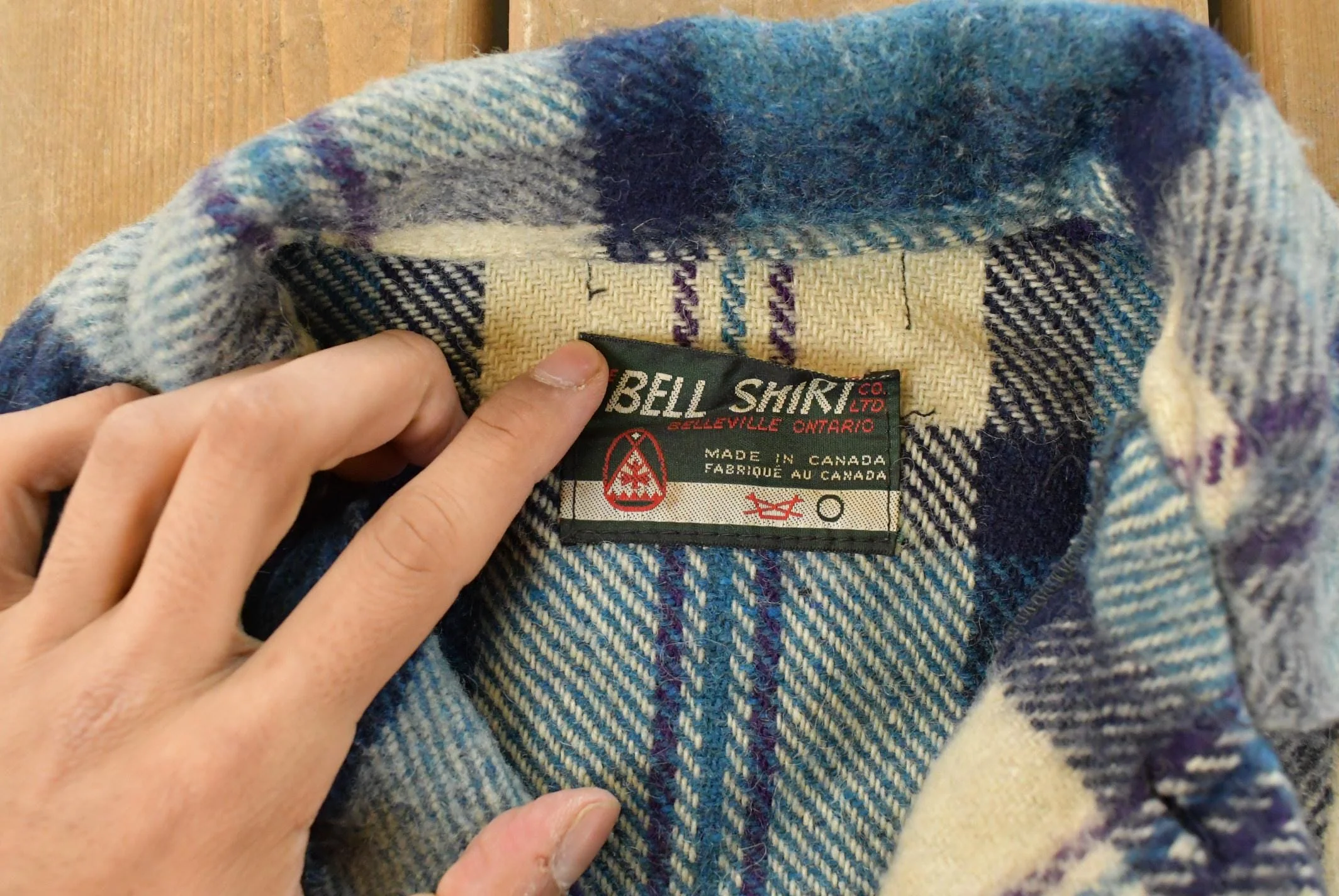 Vintage 1980s Bell Shirt Flannel Shirt Jacket Men's Small - Image 4