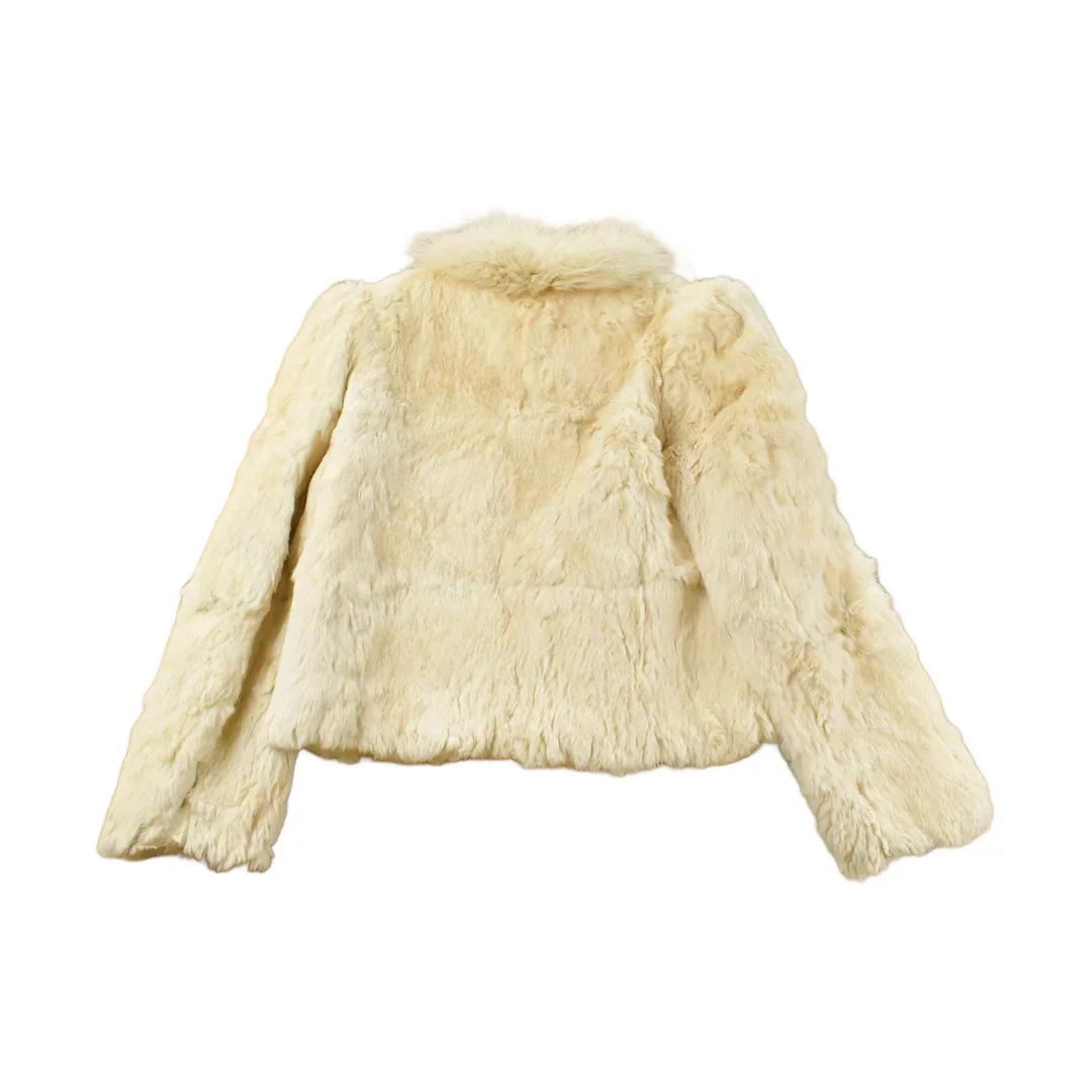 Vintage 1980s Berman's Rabbit Fur Coat Women's Small - Image 2