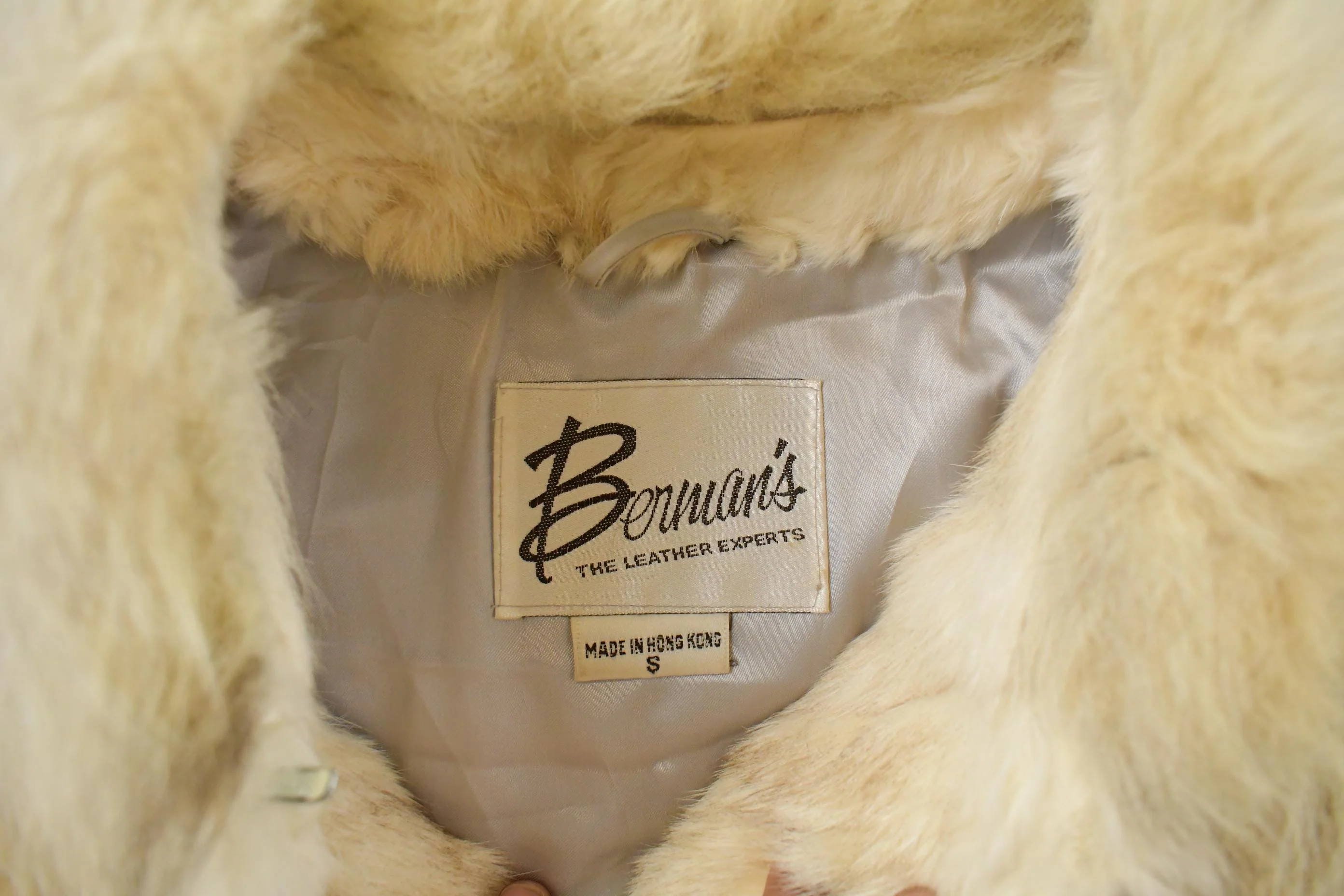 Vintage 1980s Berman's Rabbit Fur Coat Women's Small - Image 4