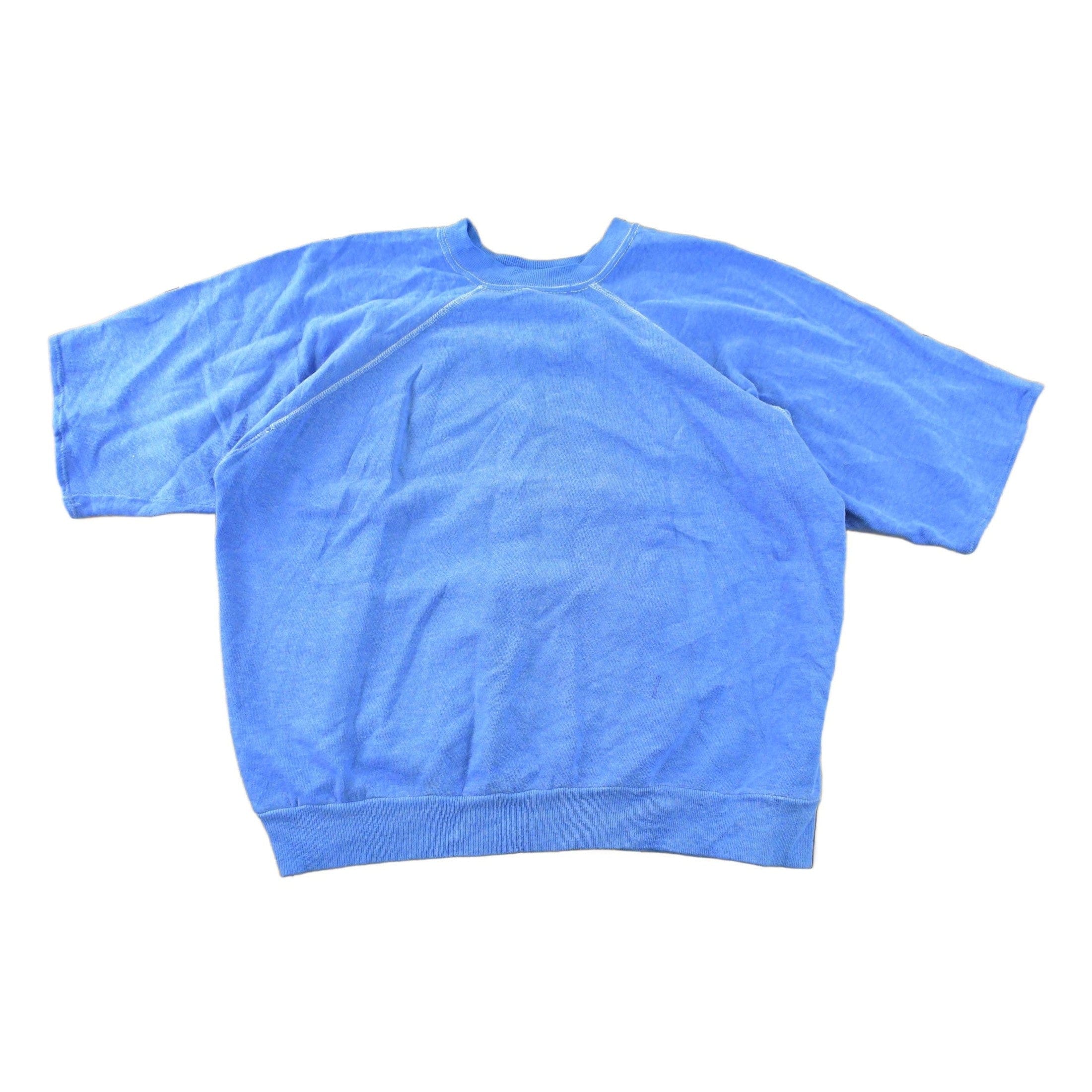 Vintage 1980s Blank Boxy Short Sleeve Crewneck Sweatshirt Men's XS