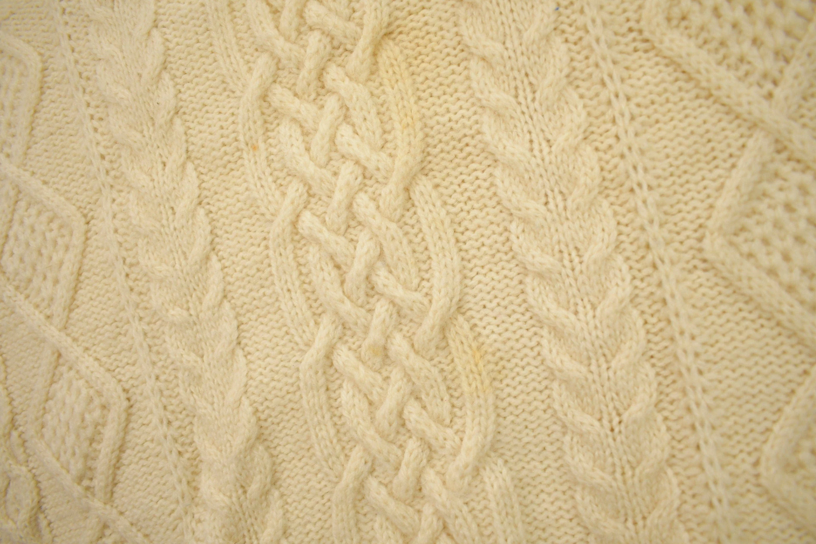 Vintage 1980s Blarney Woolen Mills Cable Knitted Sweater Men's 2XL - Image 4