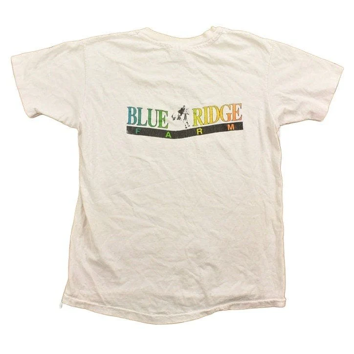 Vintage 1980s Blue Ridge Farm Theme Graphic T-Shirt Men's S - Image 2
