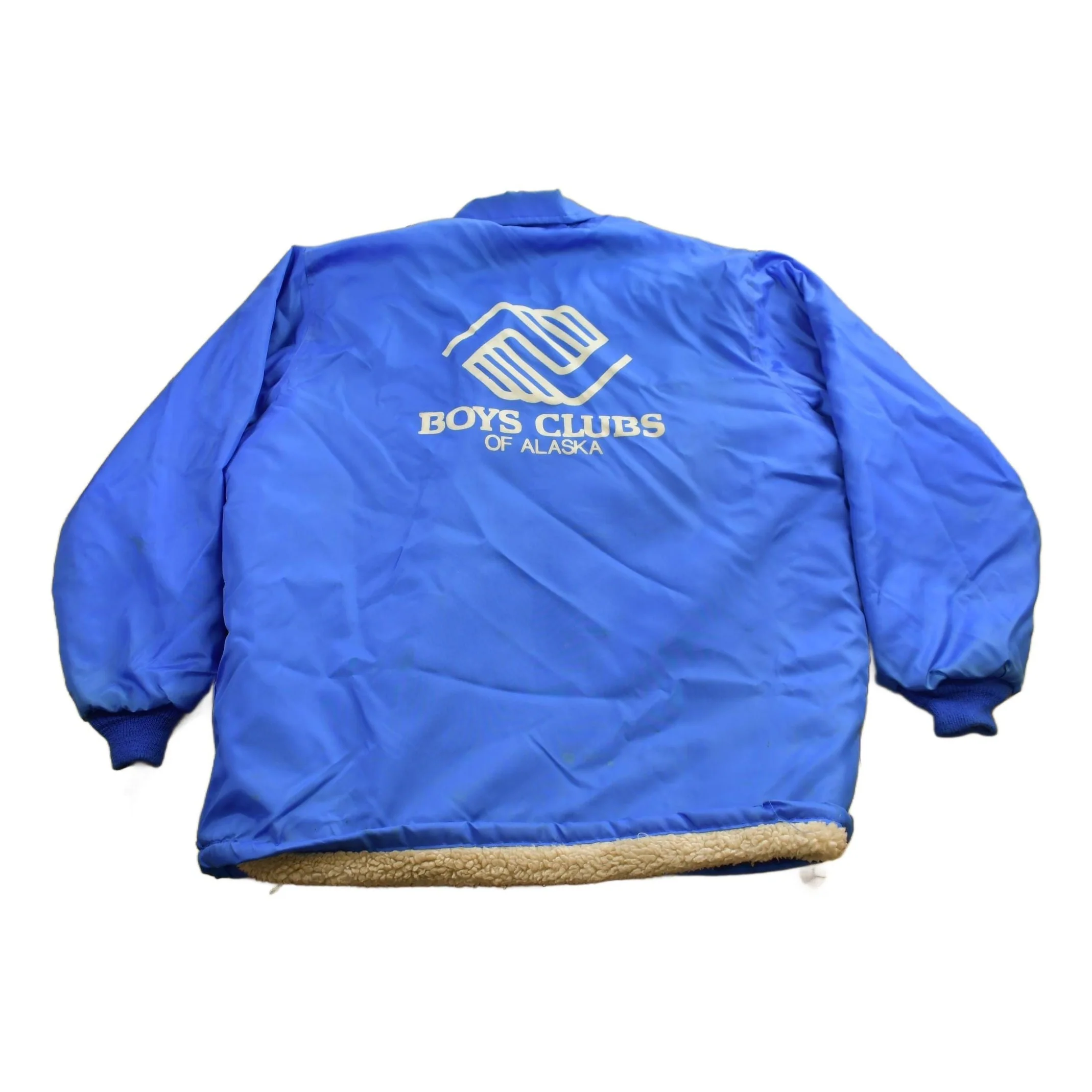 Vintage 1980s Boys Clubs Of Alaska West Wind Lined Jacket Men's 2XL - Image 2